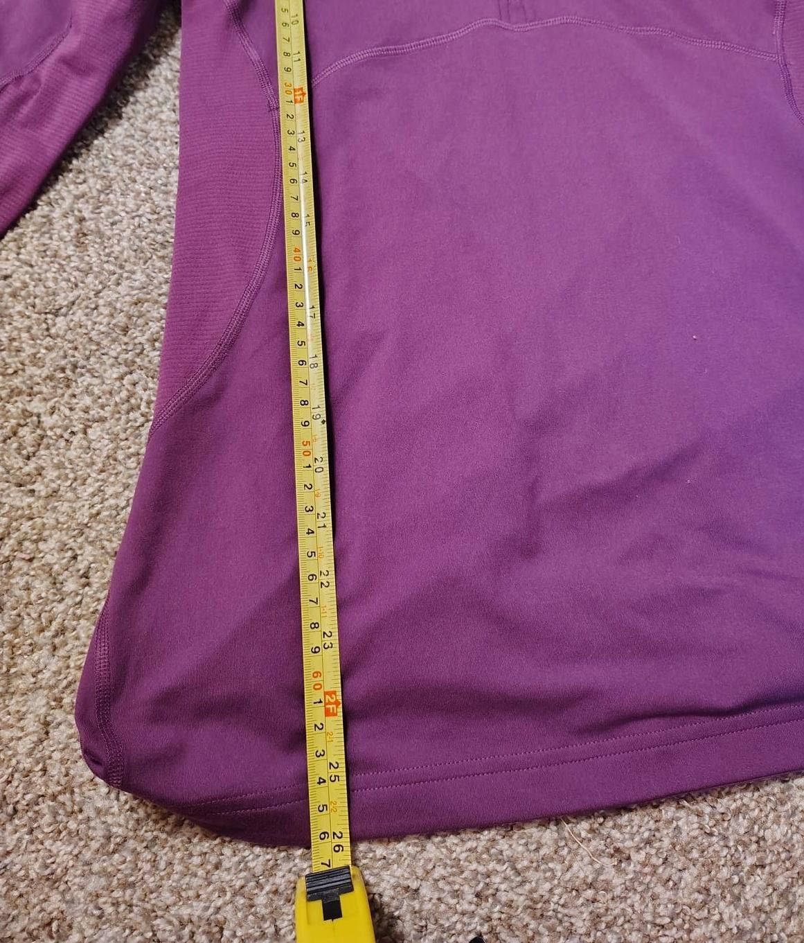 Adidas Adidas Women's Purple Zip-Up Performance Pullover Size L / US 10 / IT 46 - 3 Thumbnail