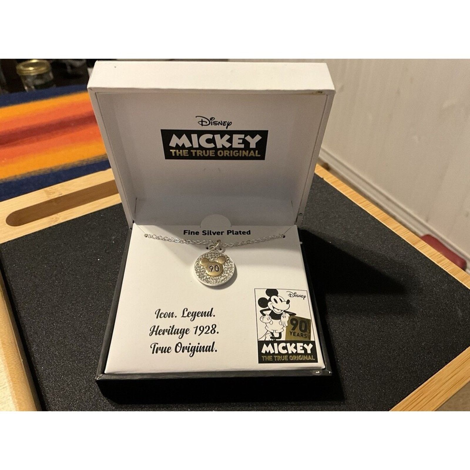 Disney Disney The True Original 90 Year Necklace Fine Silver Plated Size ONE SIZE - 2 Thumbnail