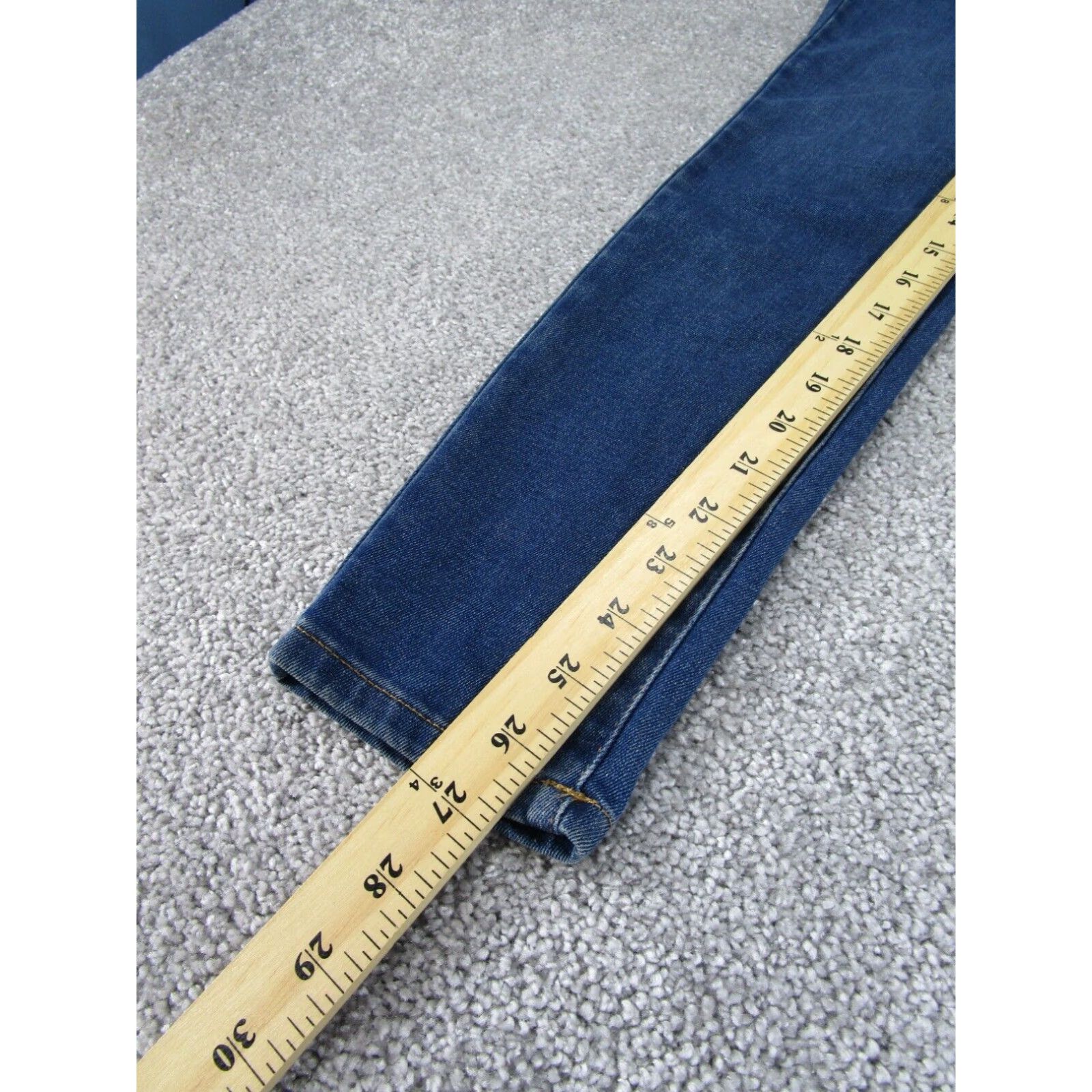 Everlane Everlane Womens Dark Wash Skinny Ankle Jeans 26 Denim Size 26" / US 2 / IT 38 - 3 Thumbnail