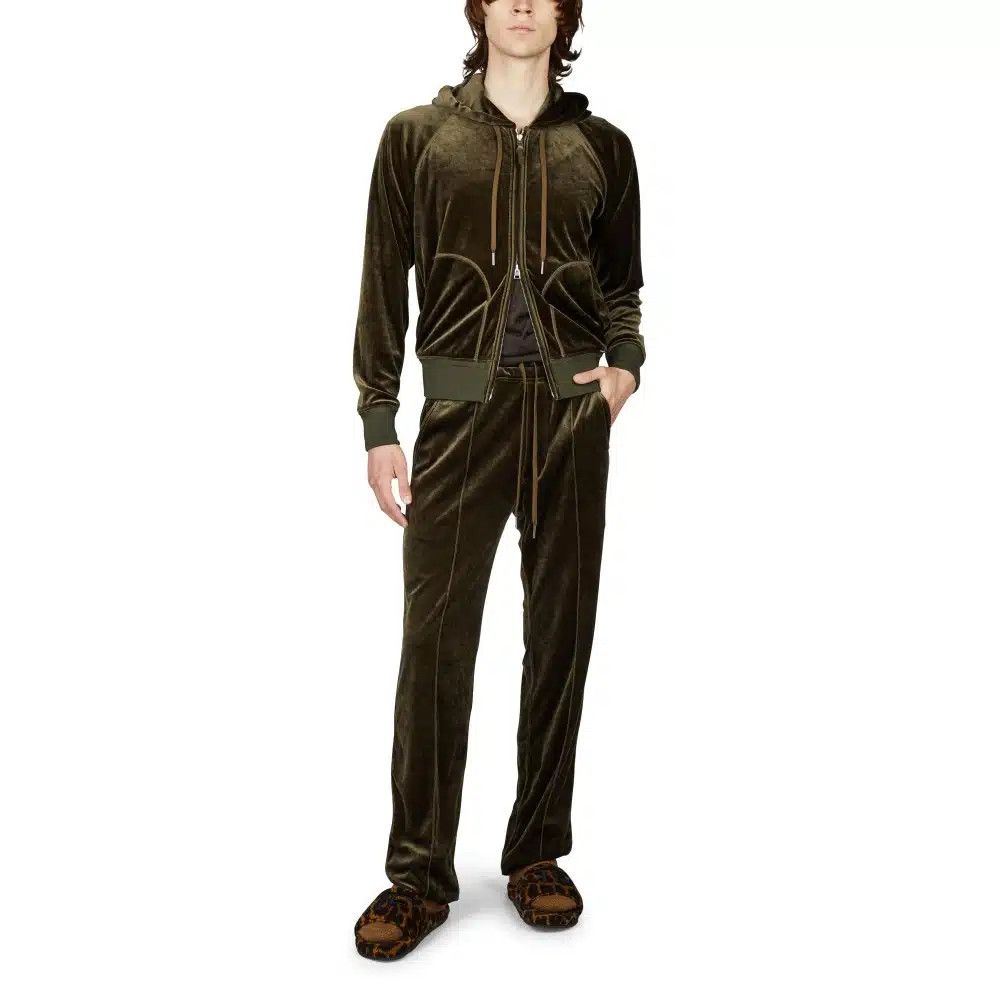 Tom Ford o1w1db10225 JAL004 Velvet Sweatpants & Joggers in Brown Size US 36 / EU 52 - 4 Thumbnail
