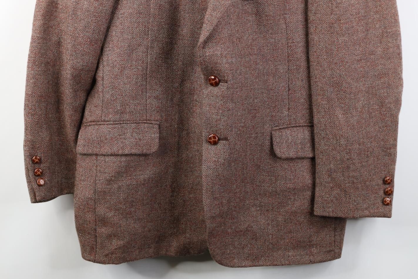 Vintage Vintage 70s Streetwear Tweed Suit Coat Blazer Jacket USA Size US XL / EU 56 / 4 - 3 Thumbnail