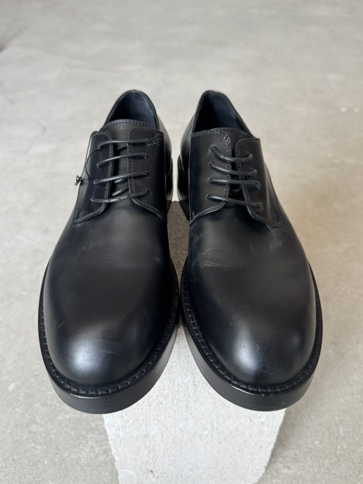 Ann Demeulemeester Ann Demeulemeester Derby Boots Leather Size US 12 / EU 45 - 4 Thumbnail
