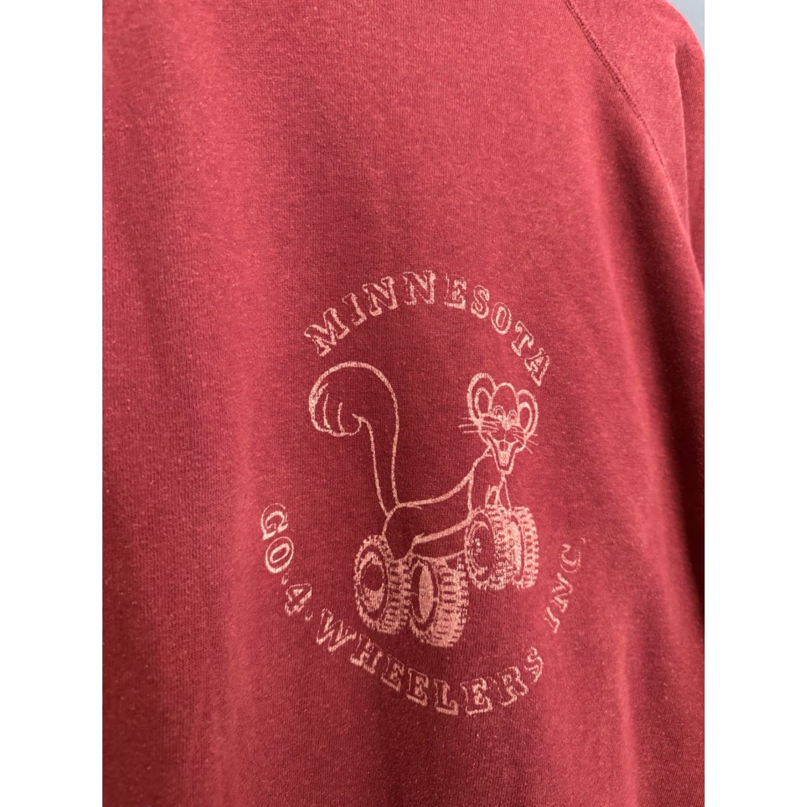 Vintage VINTAGE Sportswear Sweatshirt Creslan Cotton Gophers Red XL Mens Size XL Pullover Cotton 60’s Sweatshirt Red Mens Size US XL / EU 56 / 4 - 3 Thumbnail