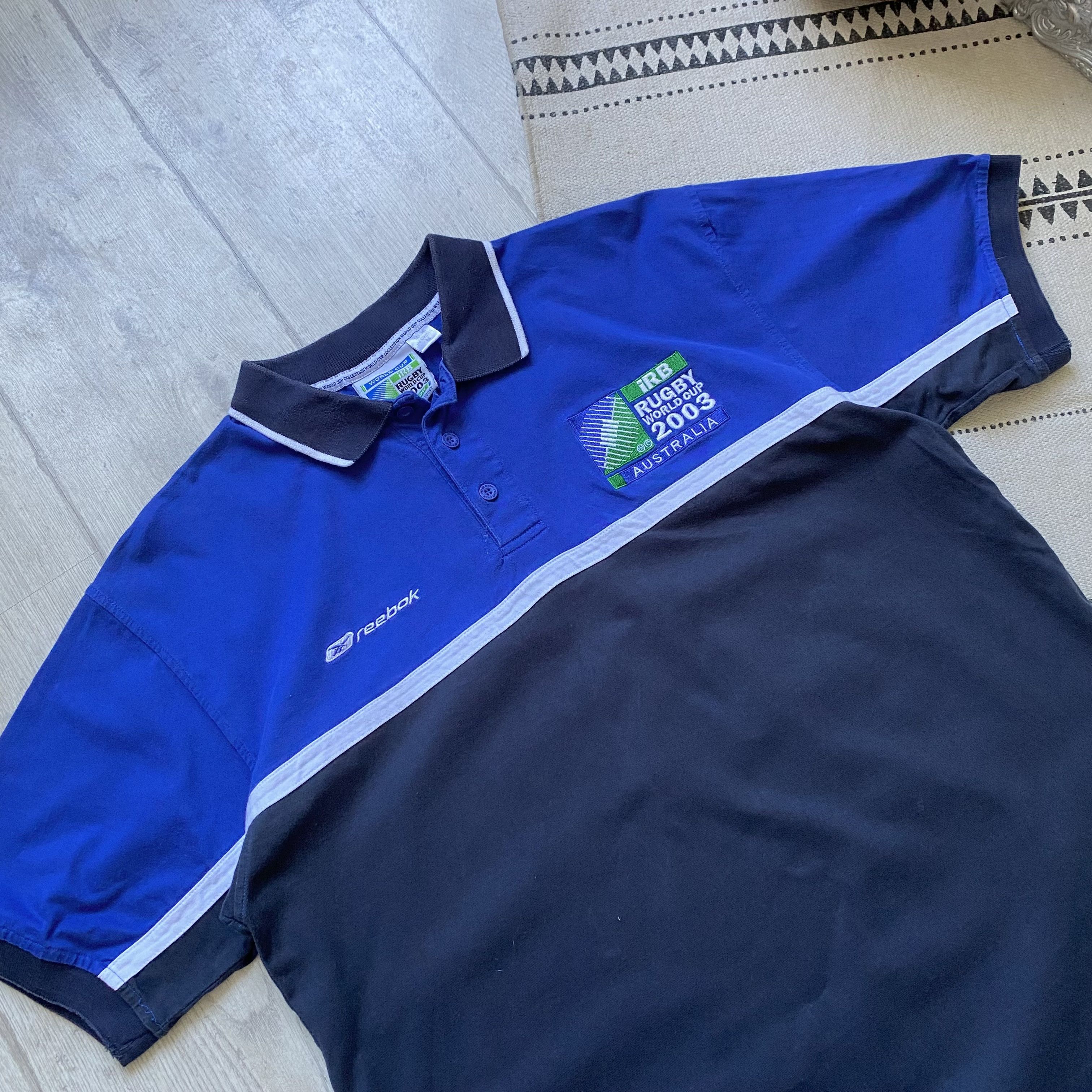 Reebok 🏈 Vintage 03s Australia Rugby Cup Reebok jersey polo tee Size US M / EU 48-50 / 2 - 7 Thumbnail
