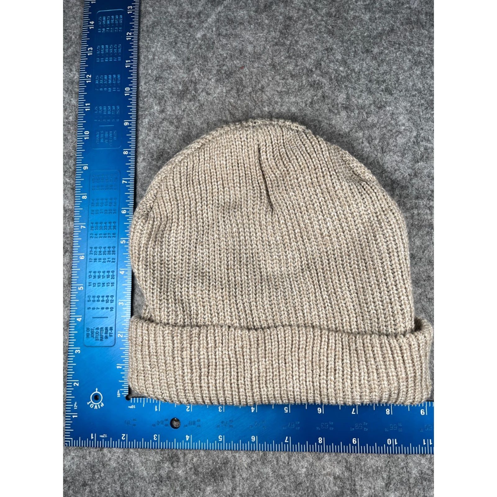 Levi's Levi Strauss & Co Beanie Toque Adult One Size Gray Acrylic Polyester Lined Ski Beanie Size ONE SIZE - 4 Thumbnail