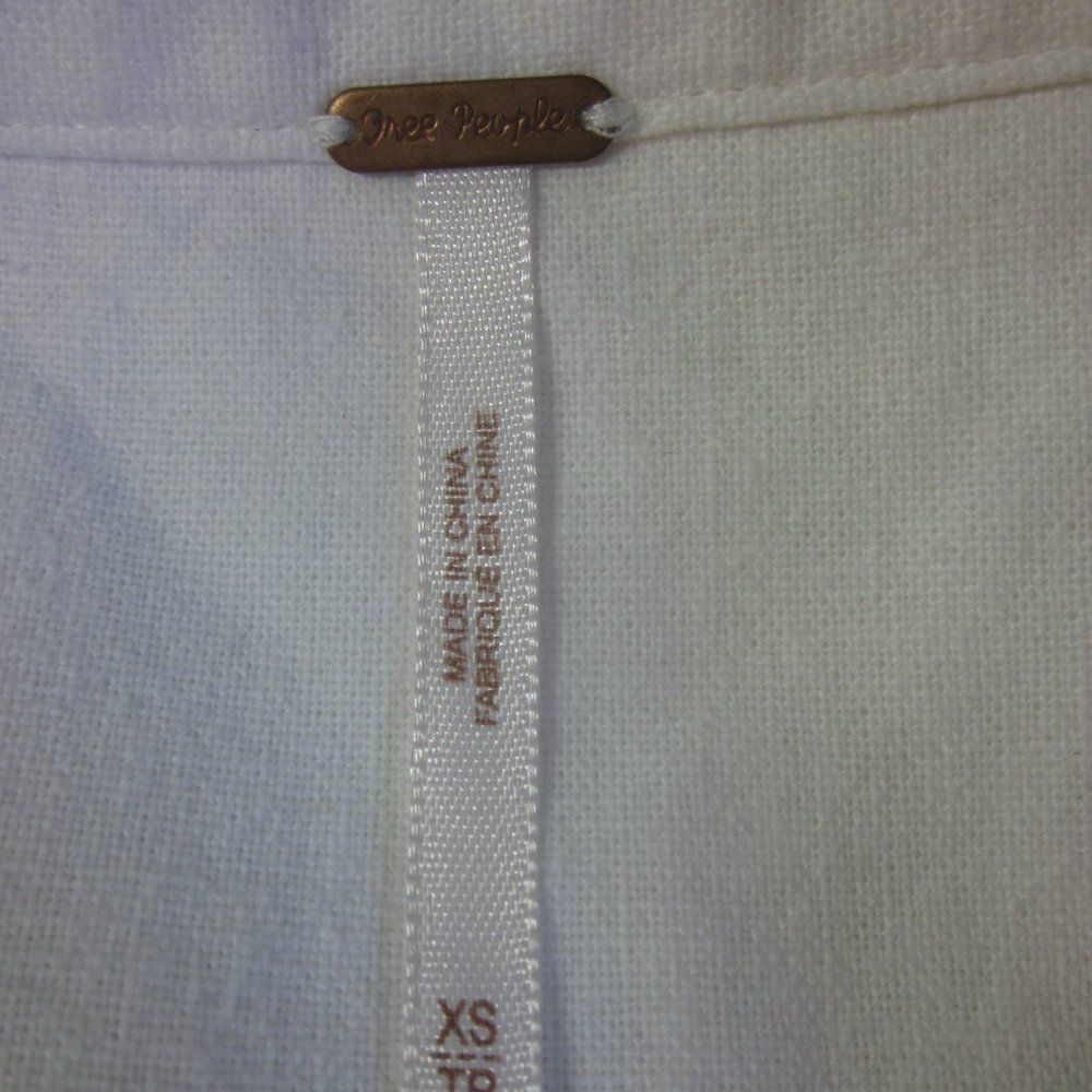 Free People Free People Linen Tunic XS Size S / US 4 / IT 40 - 2 Thumbnail