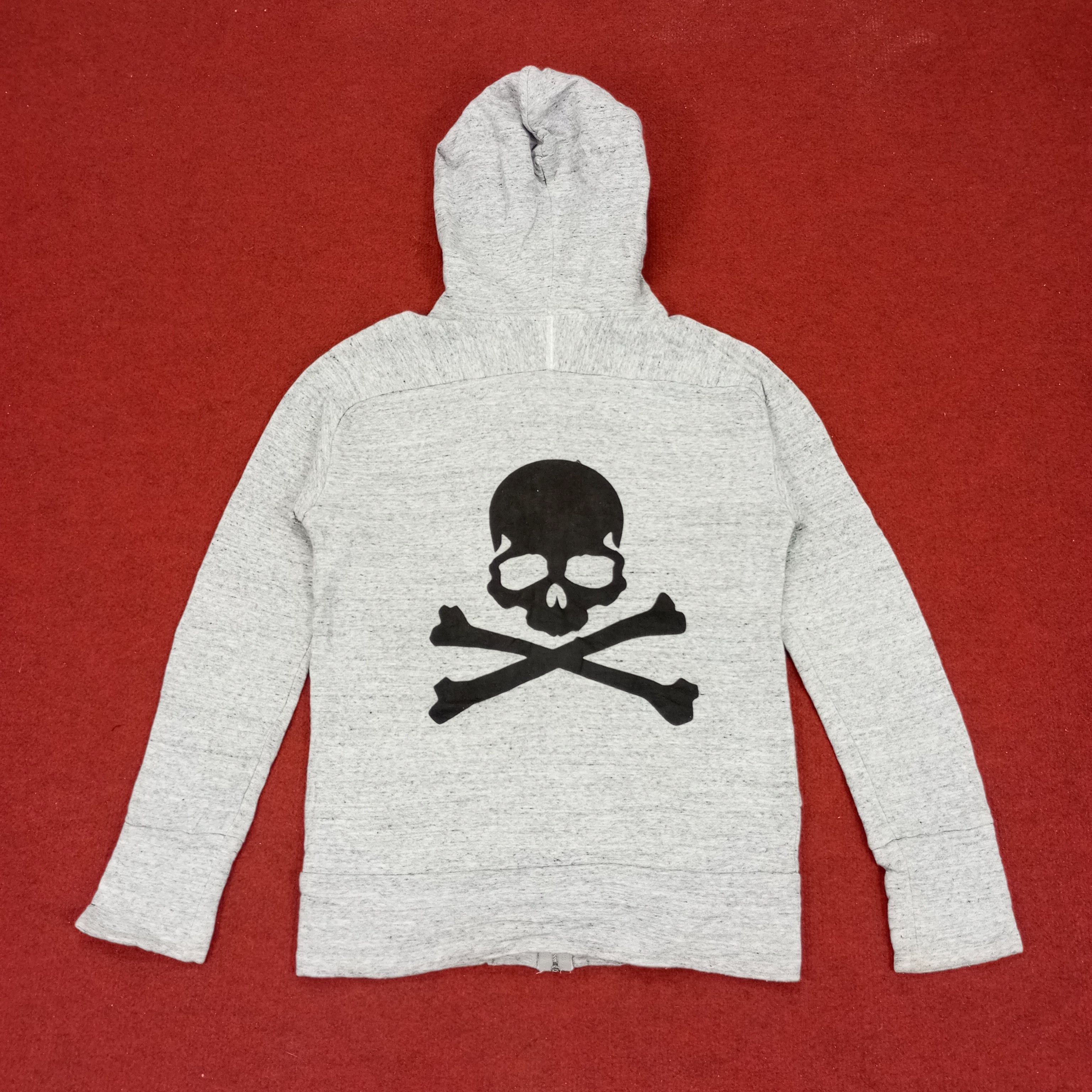 Vintage Streetwear Style Custom Skulls Design Zipper Hoodies Size US XS / EU 42 / 0 - 1 Thumbnail