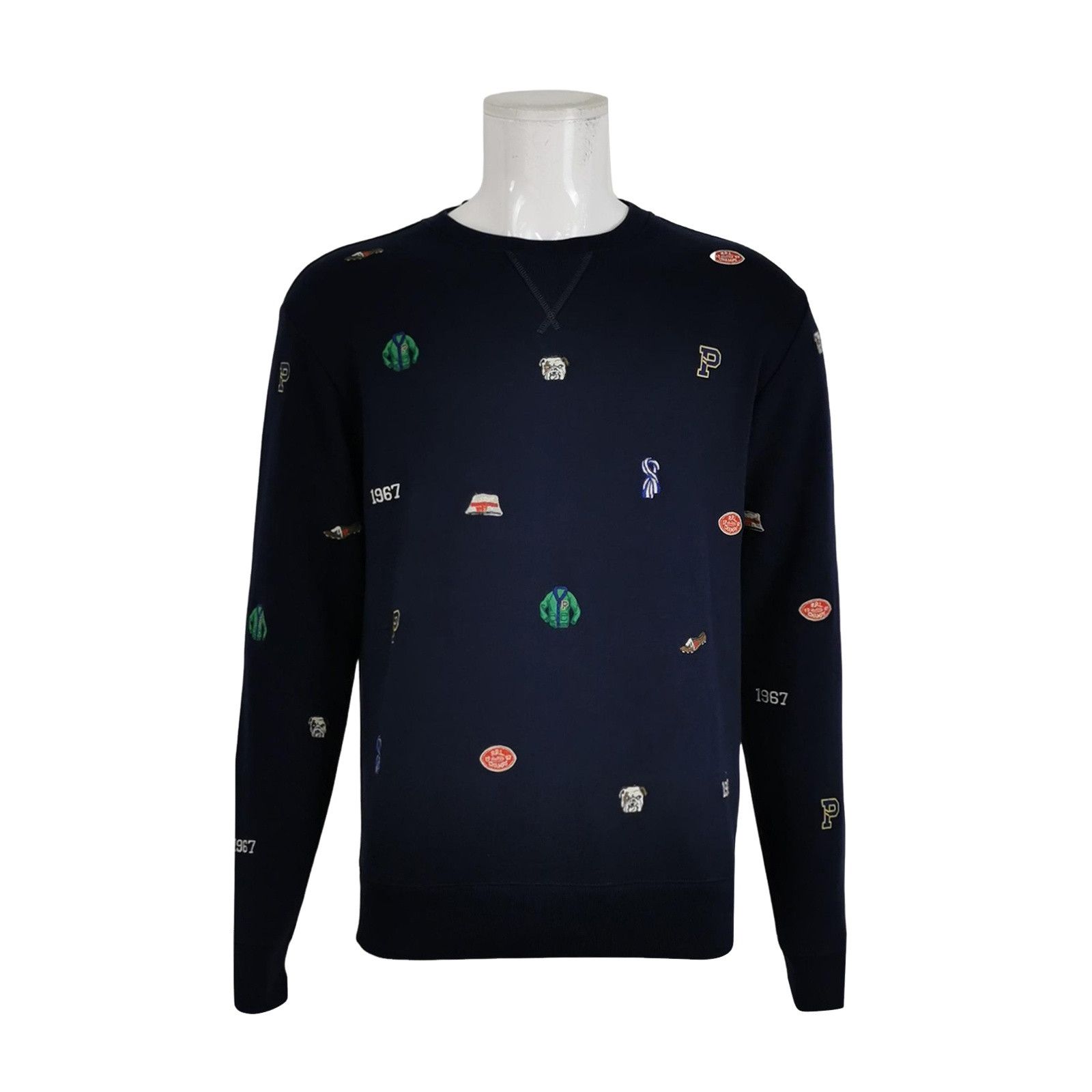 Polo Ralph Lauren Polo Ralph Lauren All-Over Patch Sweatshirt US M Size US M / EU 48-50 / 2 - 1 Thumbnail