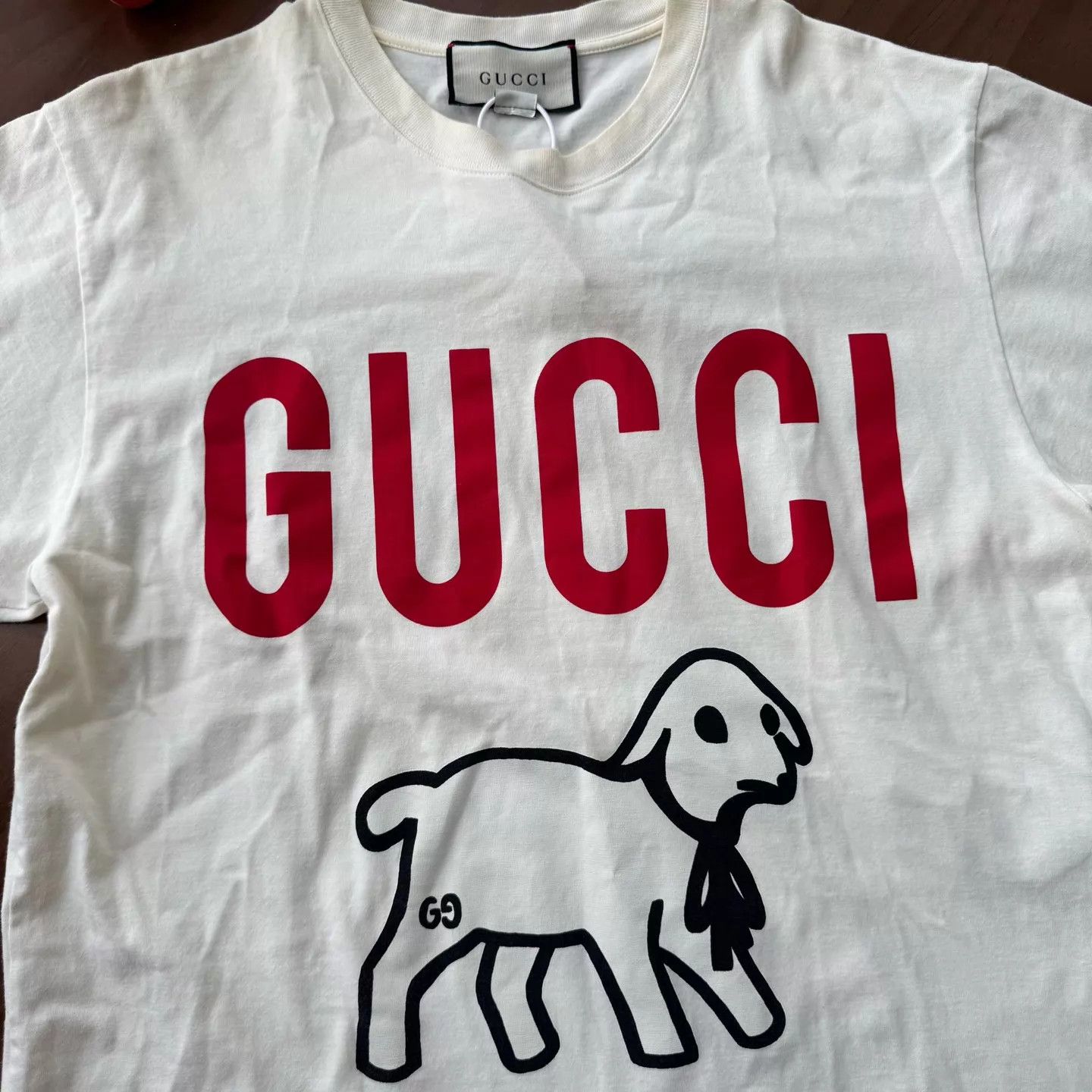 Gucci Gucci Lamb Short Sleeve Tee M Near Mint Size US M / EU 48-50 / 2 - 3 Thumbnail