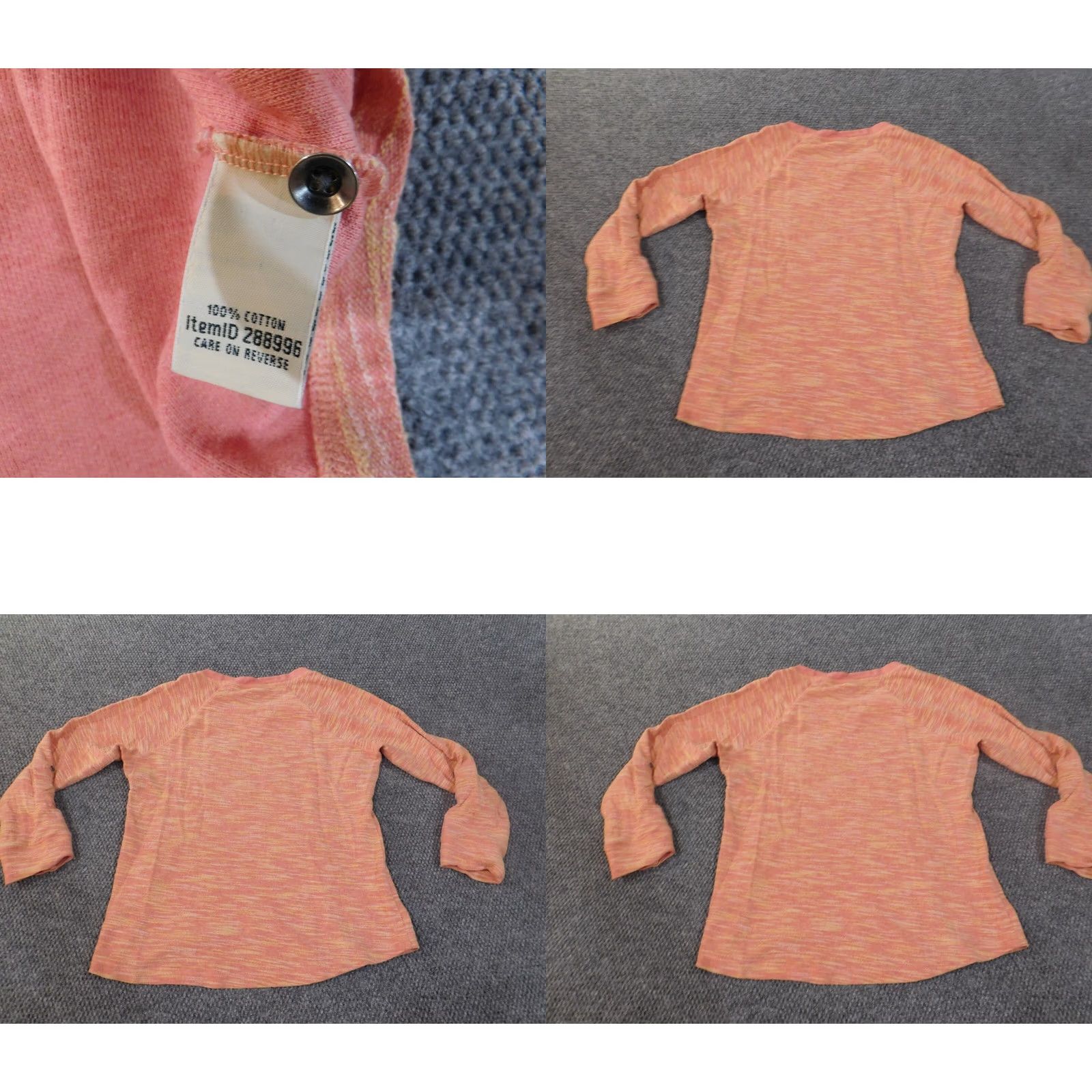 Vintage L.L. Bean Sweater Womens Medium Pink Pullover Geometric Knit Cotton Crew Neck Long Sleeve Casual Knitwear Mens Womens Girls? Size M / US 6-8 / IT 42-44 - 8 Thumbnail