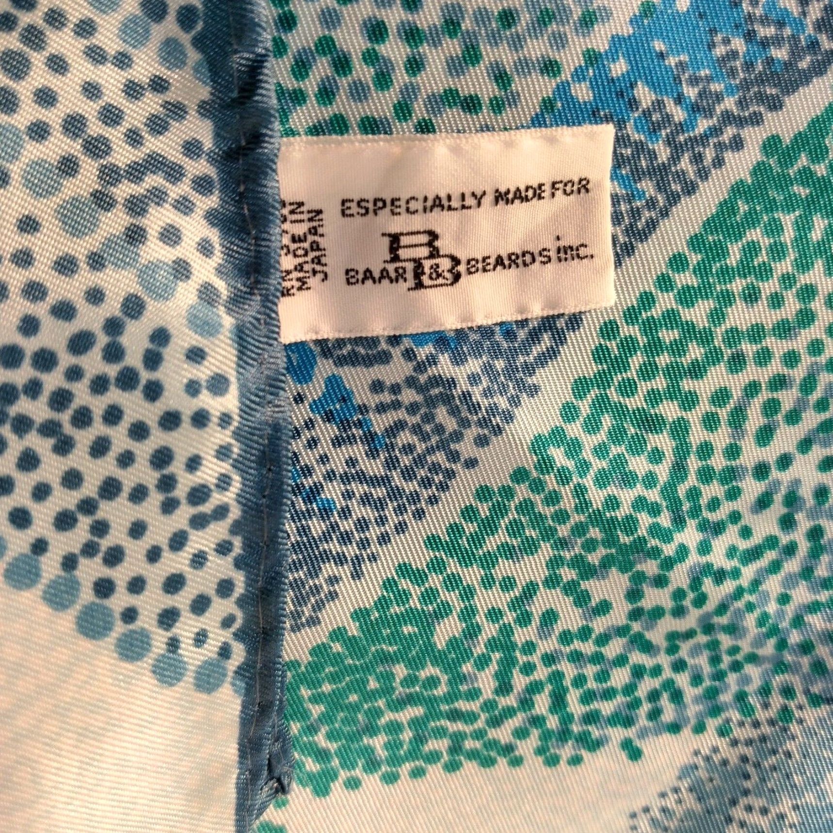 Vintage VINTAGE BAAR & Beards Scarf Rectangle Scarf Unisex 52.25" x 13" Blue Nature Landscape Japan Womens Mens Boys Girls Size ONE SIZE - 4 Thumbnail