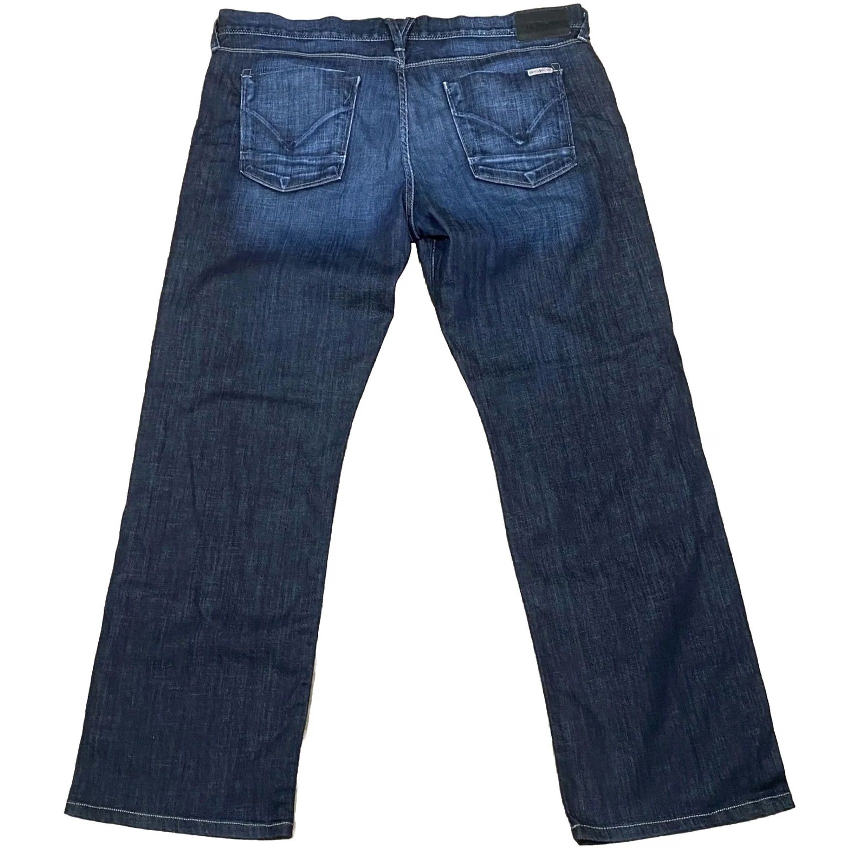 Hudson Hudson Jeans W40” L32” Mens Blue Denim Button Fly Pre Loved Pants - USA Made - Vintage Size US 40 / EU 56 - 2 Thumbnail