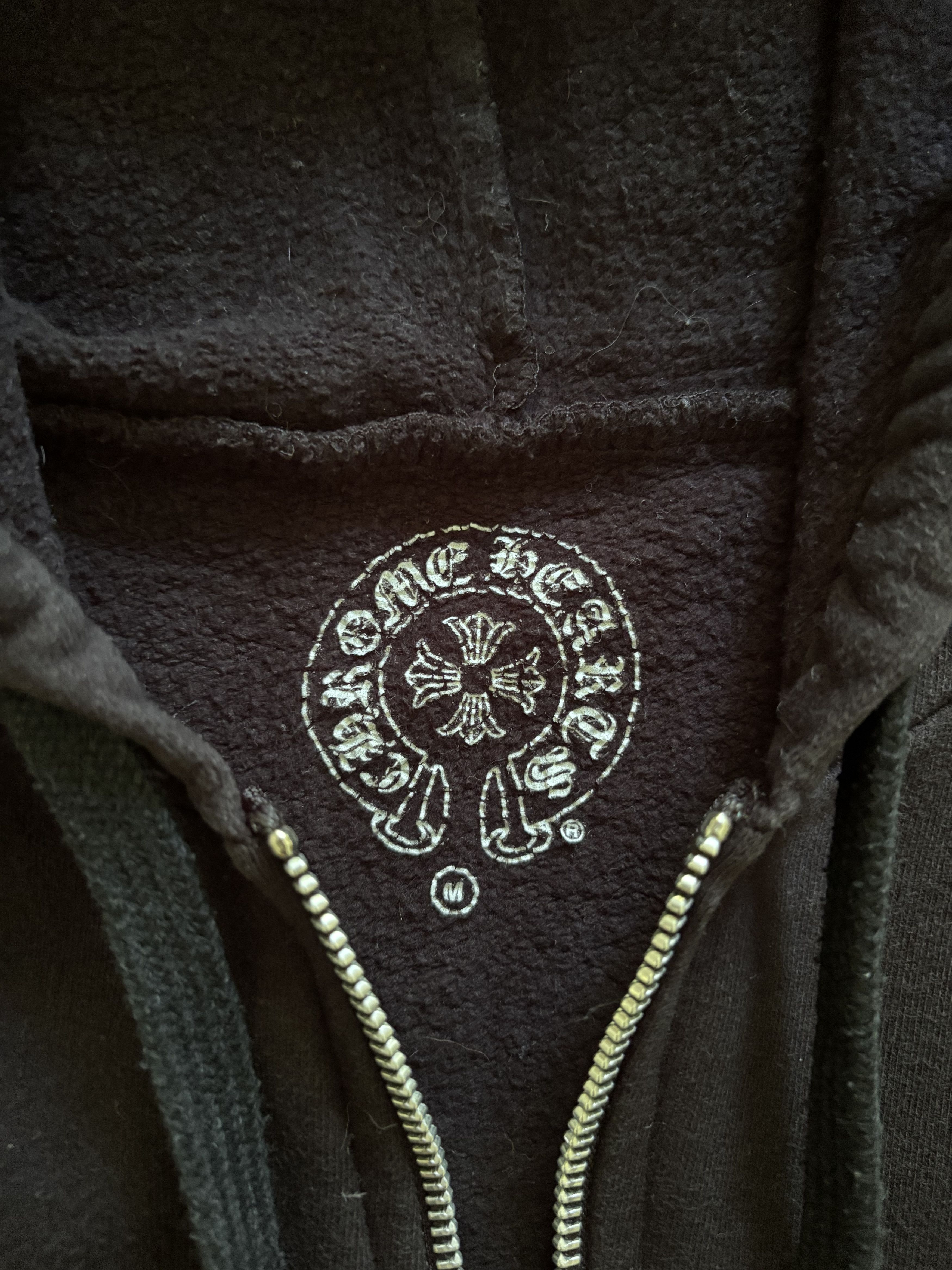 Chrome Hearts Chrome Hearts Dagger Zip Up Hoodie (Red) Size US M / EU 48-50 / 2 - 7 Thumbnail