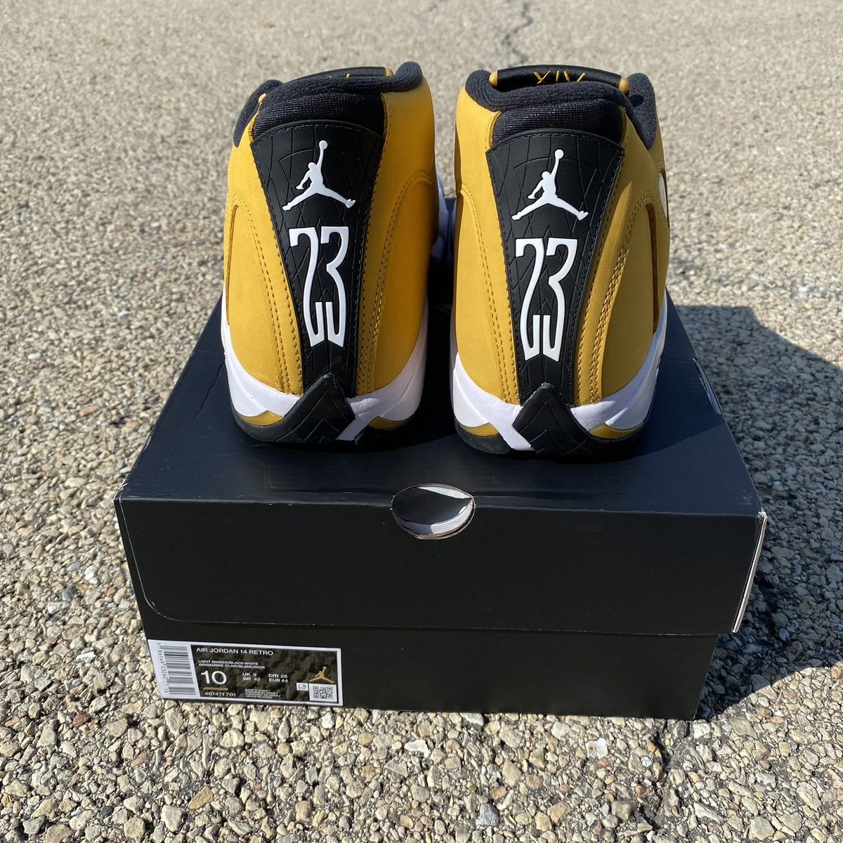 Jordan Brand Nike Air Jordan 14 Retro Ginger 2022 487471-701 Mens 10 NEW Size US 10 / EU 43 - 4 Thumbnail
