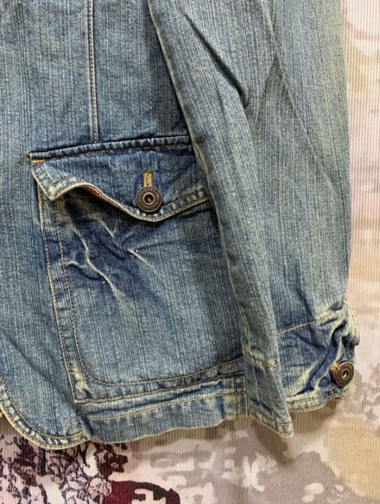 Smith's American Vintage Smith American Denim Light Blazer Jacket Size US M / EU 48-50 / 2 - 4 Thumbnail
