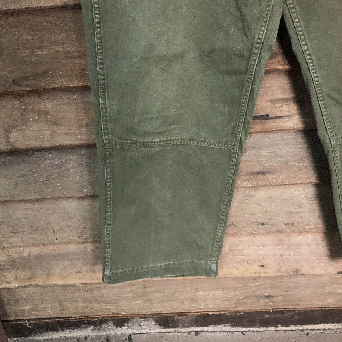 Vintage DL Japan army double knee vintage Green Cargo pants #S2779 Size US 30 / EU 46 - 8 Thumbnail