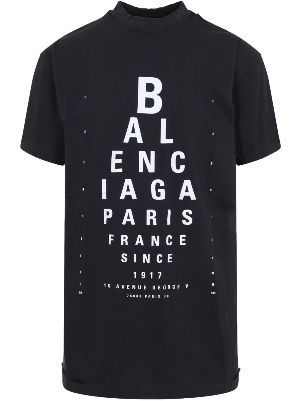 Balenciaga OPTICAL COTTON T-SHIRT Size S / US 4 / IT 40 - 1 Thumbnail