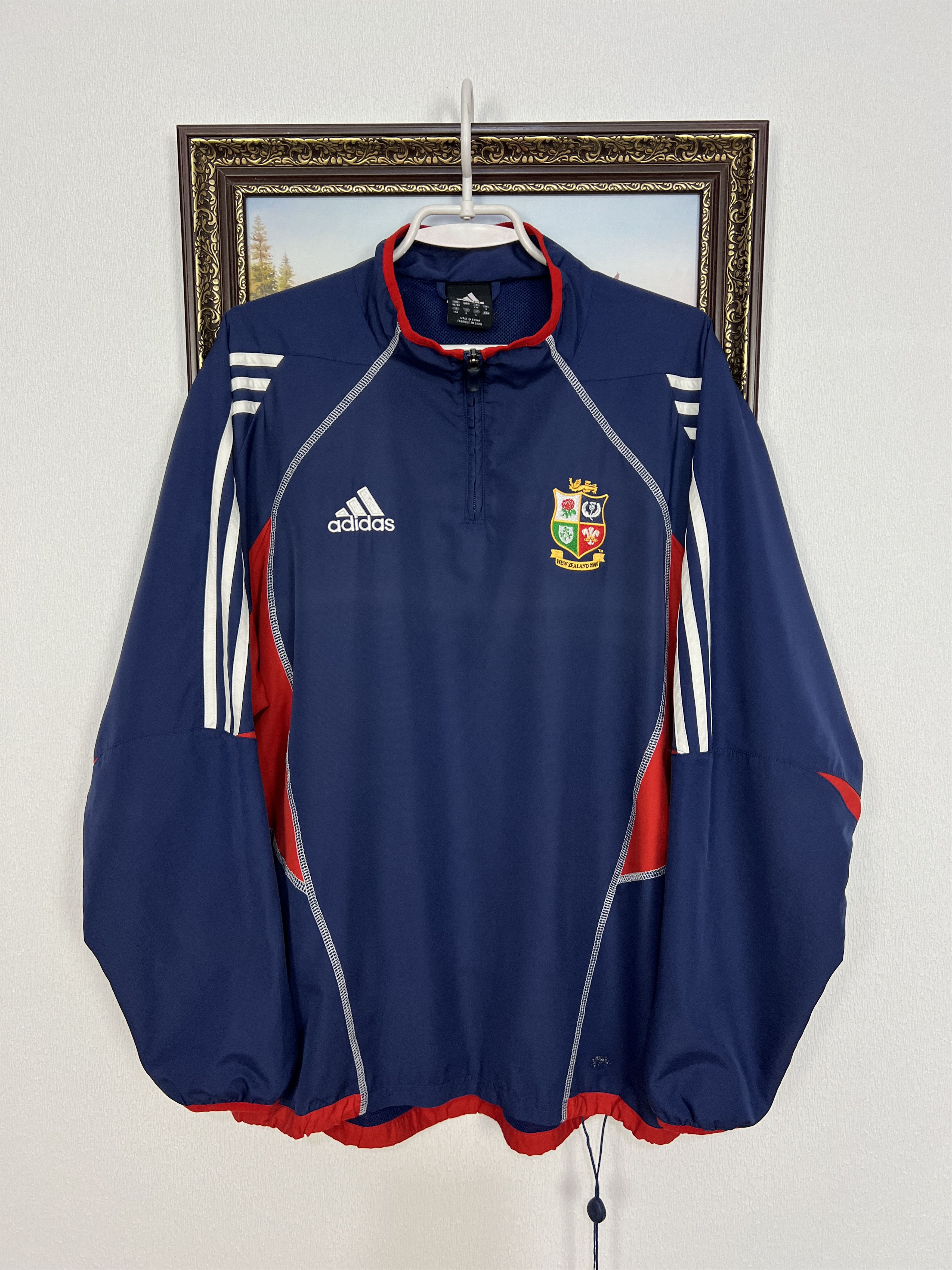 Adidas Vintage British & Irish Lions Rugby Union Track Top Jacket Size US M / EU 48-50 / 2 - 1 Thumbnail