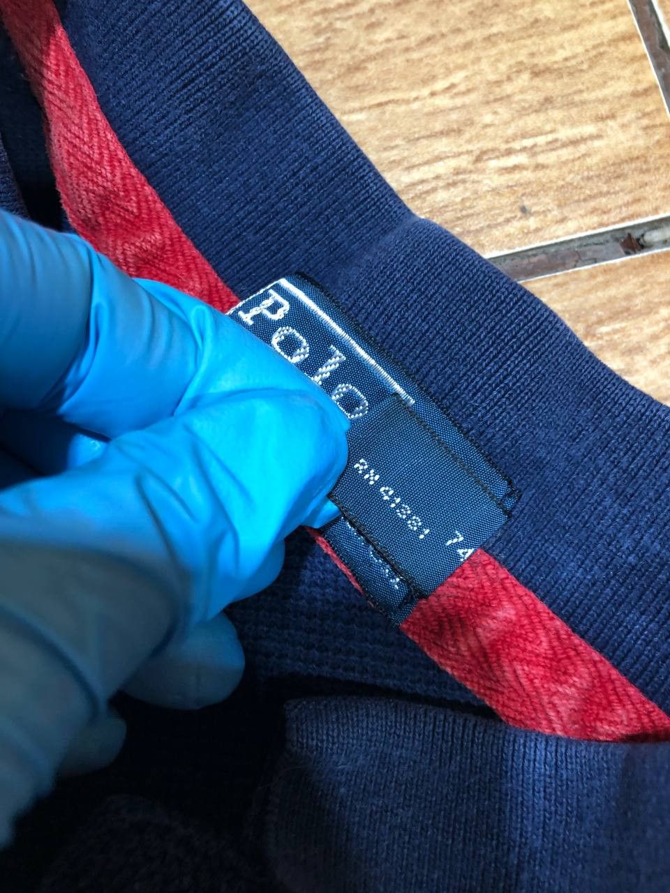 Polo Ralph Lauren Vintage Polo Ralph Lauren Navy Blue/Red Polo Mens Size US M / EU 48-50 / 2 - 3 Thumbnail