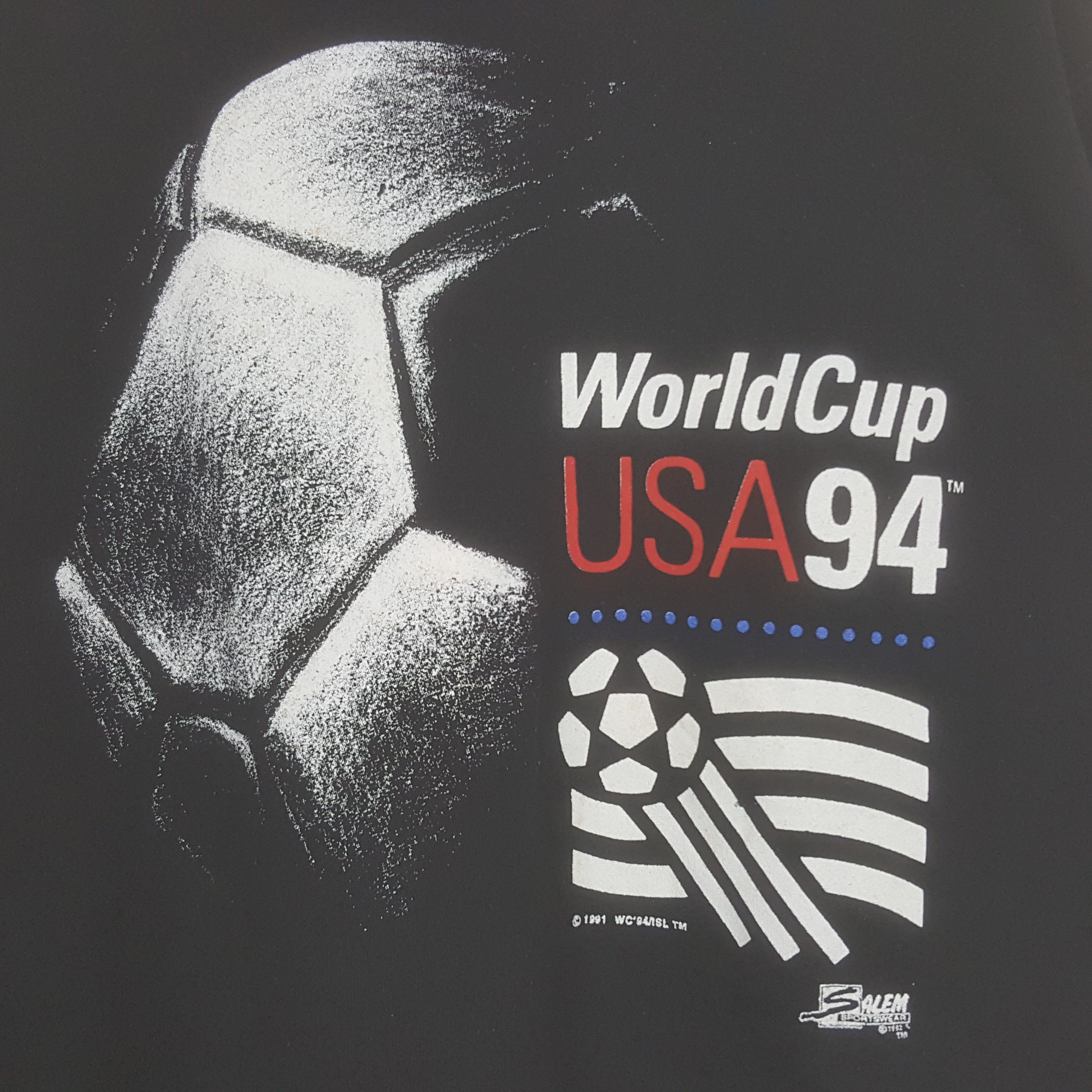 Salem Sportswear × Vintage Vintage 90's World Cup USA 94 Soccer Sport Sweatshirt Size US L / EU 52-54 / 3 - 2 Thumbnail