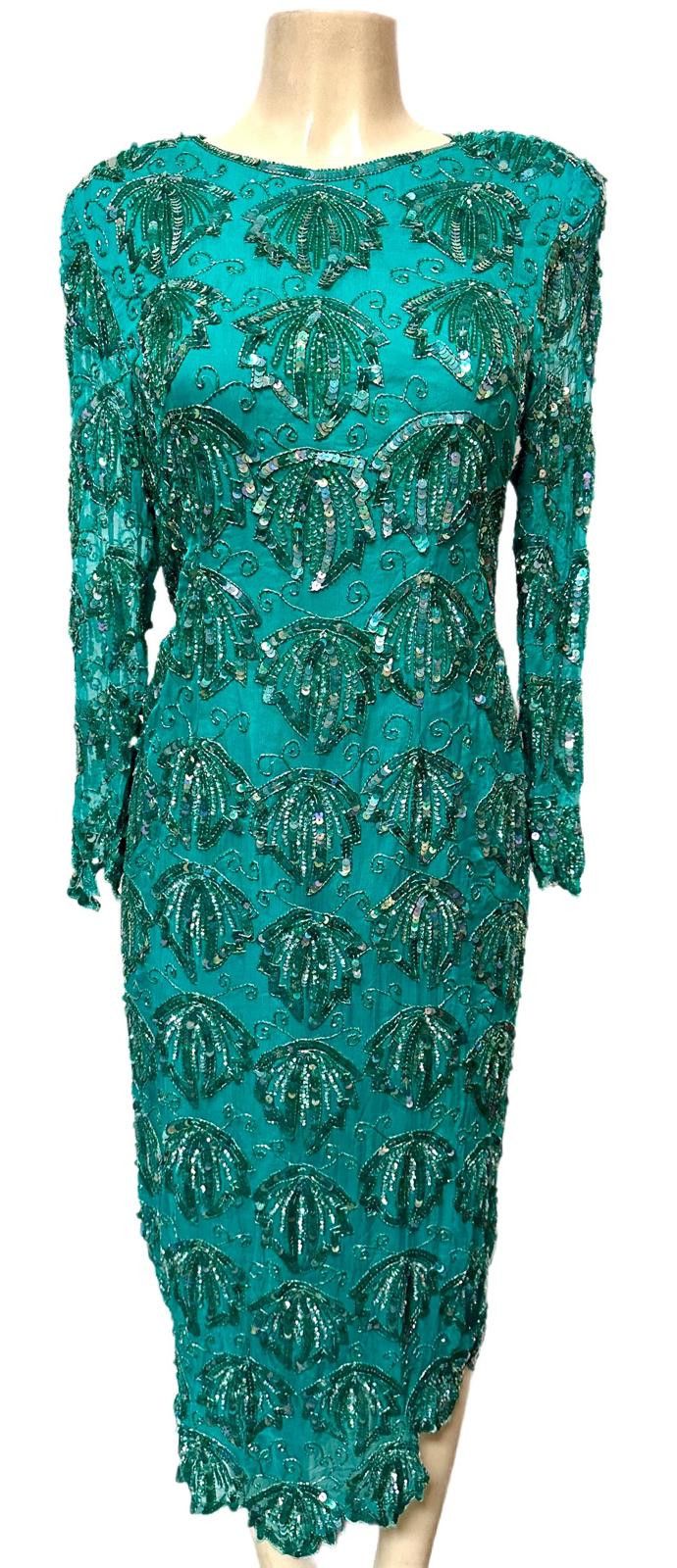 Other Sequined Dress Green size 12 Size XL / US 12-14 / IT 48-50 - 1 Preview