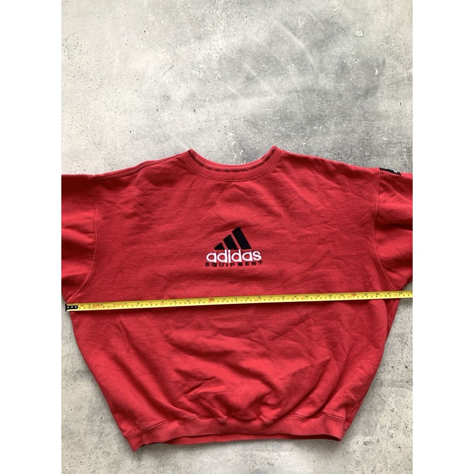 Adidas VINTAGE adidas Sweatshirt EQUIPMENT Mens L Red Shirt Size US L / EU 52-54 / 3 - 7 Thumbnail