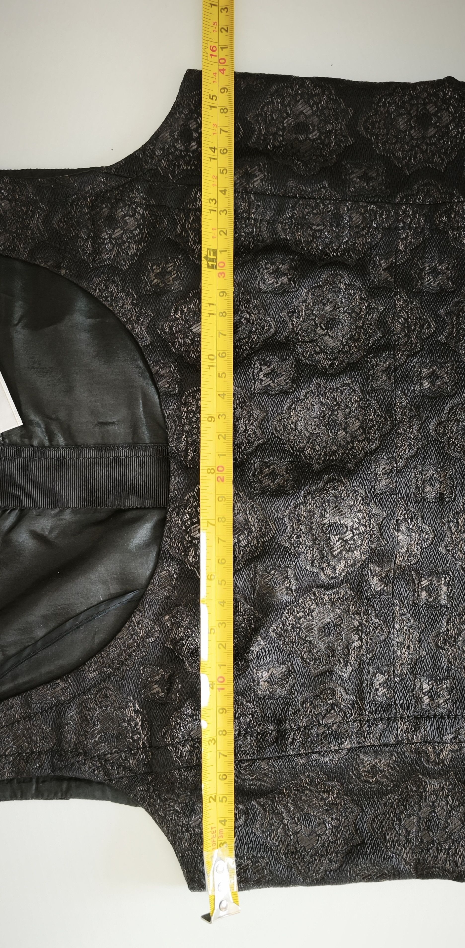 Prada Black brocade fabric silk mini dress Size XS / US 0-2 / IT 36-38 - 9 Thumbnail