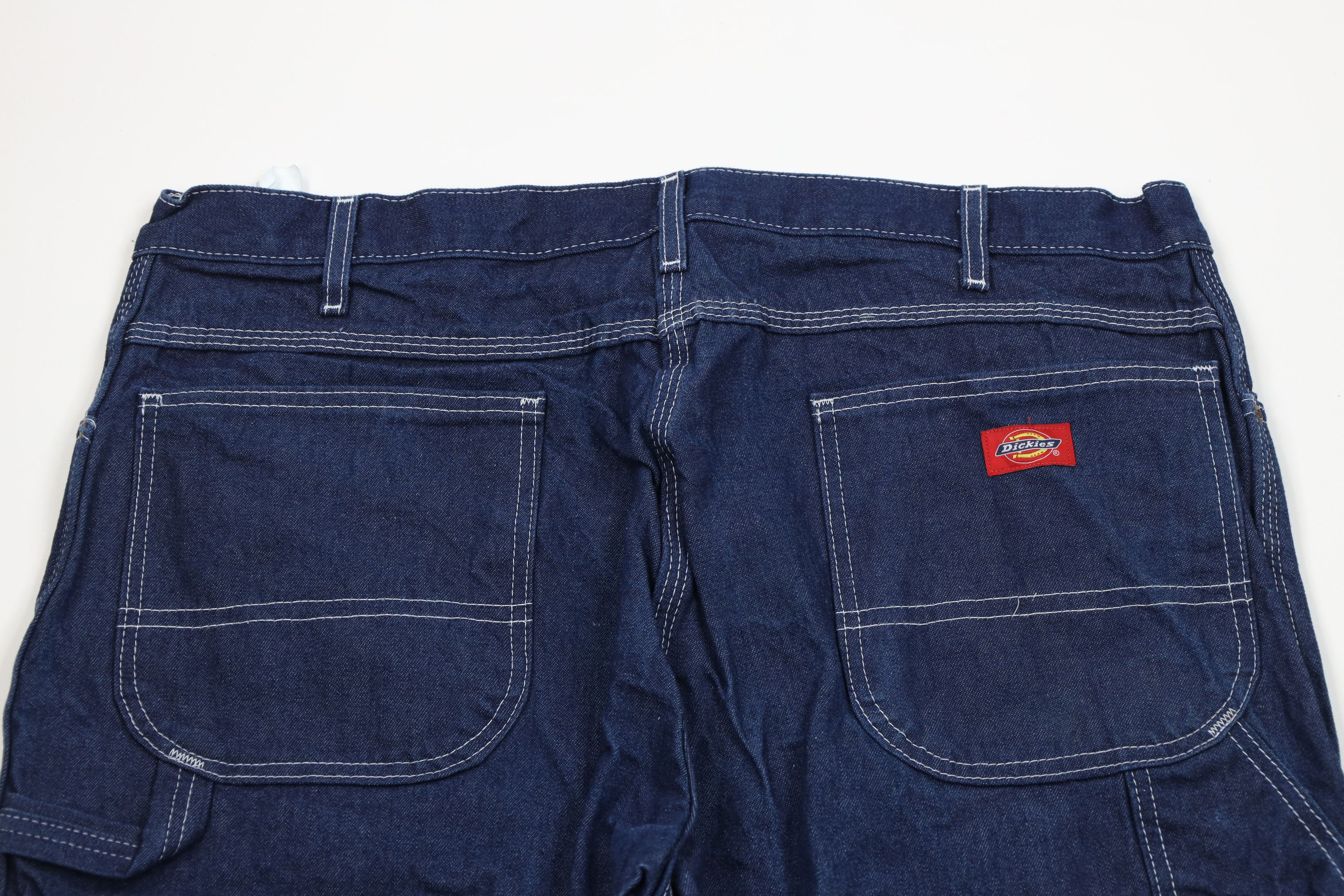 Dickies Vintage Dickies Wide Leg Dungaree Denim Jeans Indigo Size US 38 / EU 54 - 11 Thumbnail