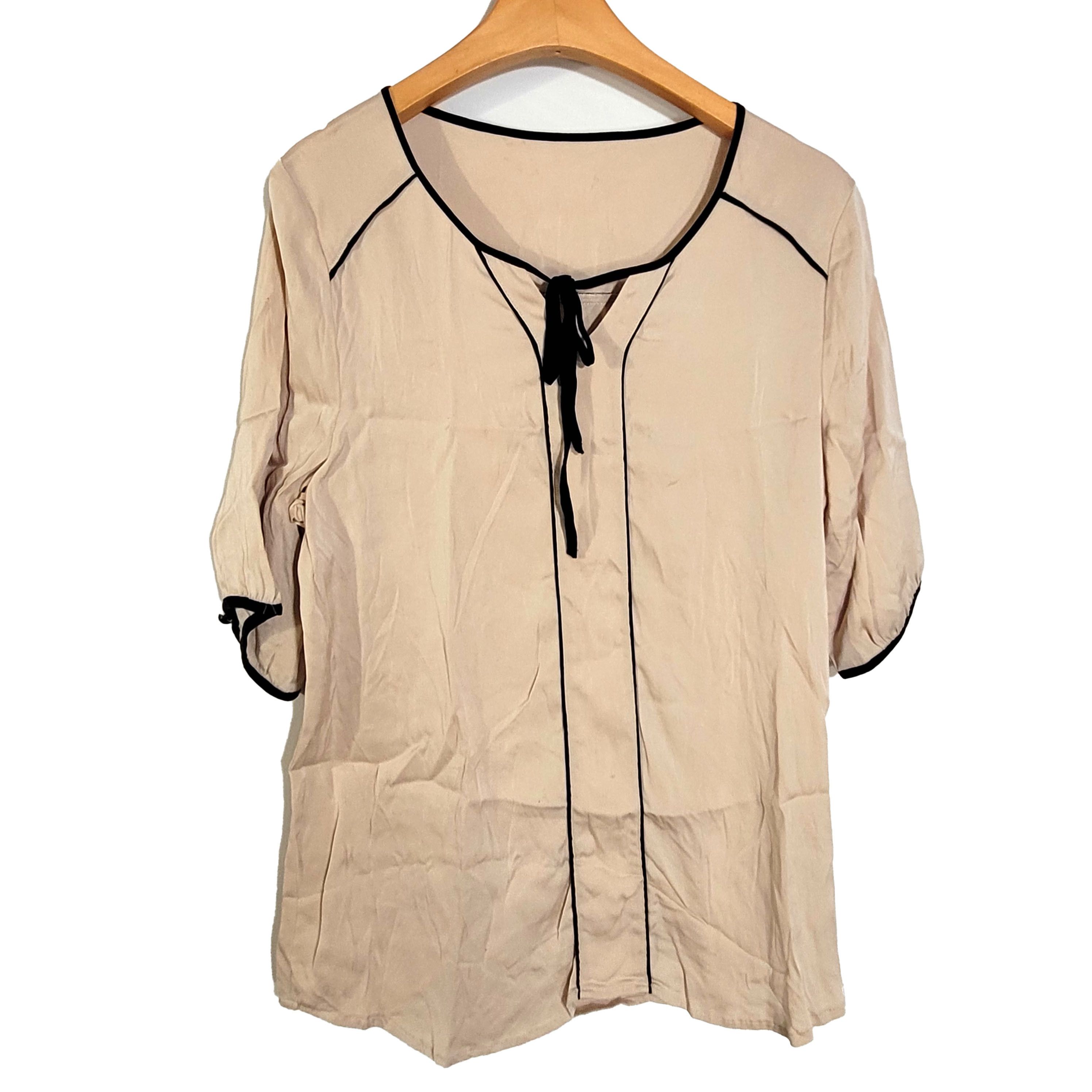Other Women's Silk Size S M Short Sleeve Top Shirt SBK132 Size S / US 4 / IT 40 - 1 Thumbnail