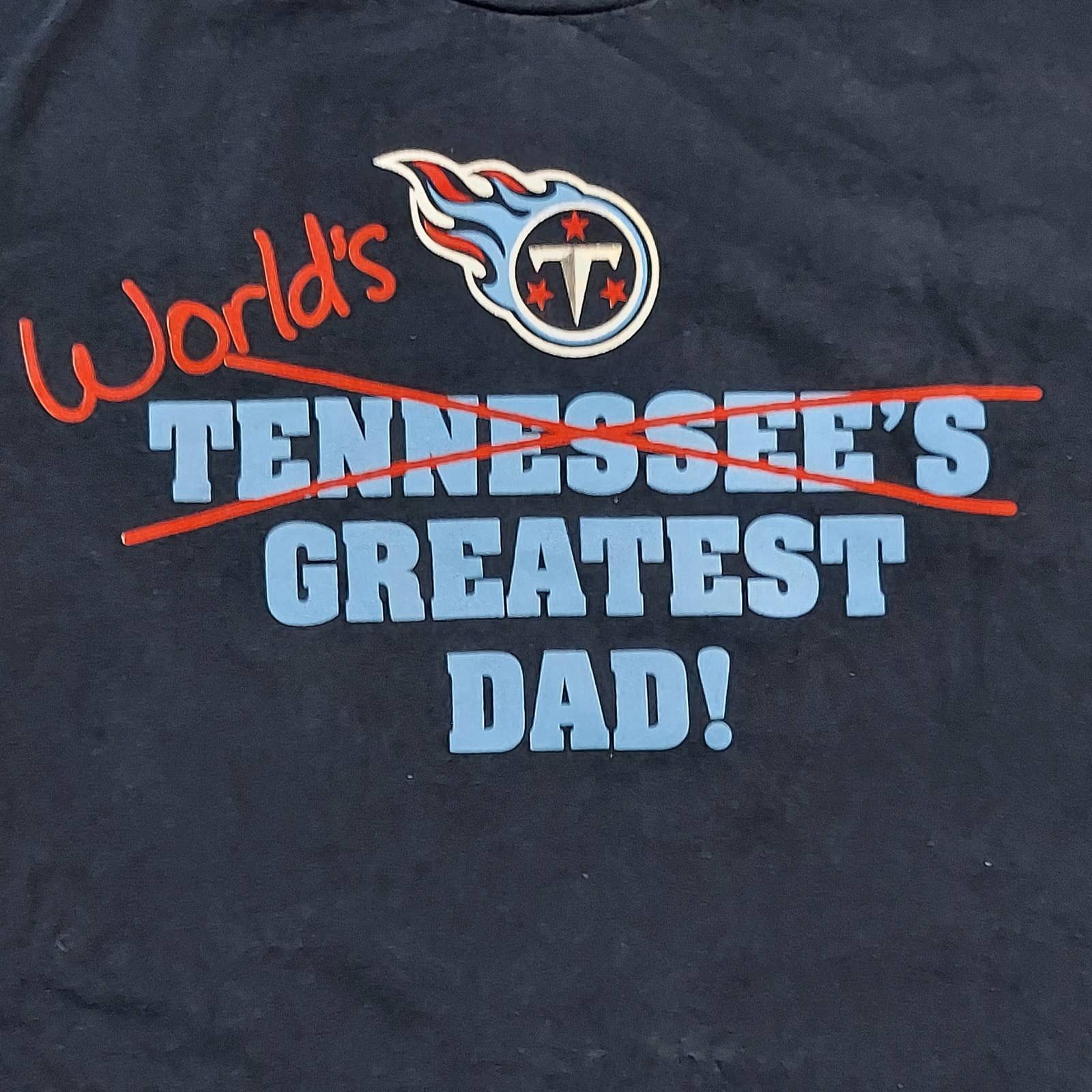 Tennessee Titans Mens Best Dad Ever T-Shirt S-3XL