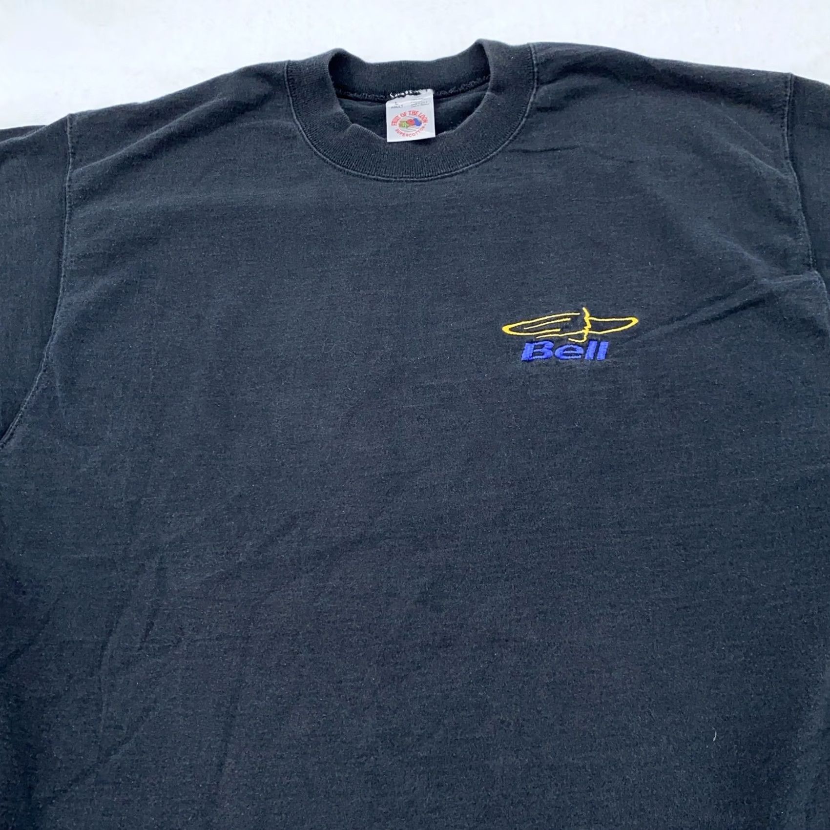 Fruit Of The Loom VINTAGE Bell Helicopter Shirt Mens Large Black Logo Fruit of the Loom USA 90s Size US L / EU 52-54 / 3 - 2 Thumbnail