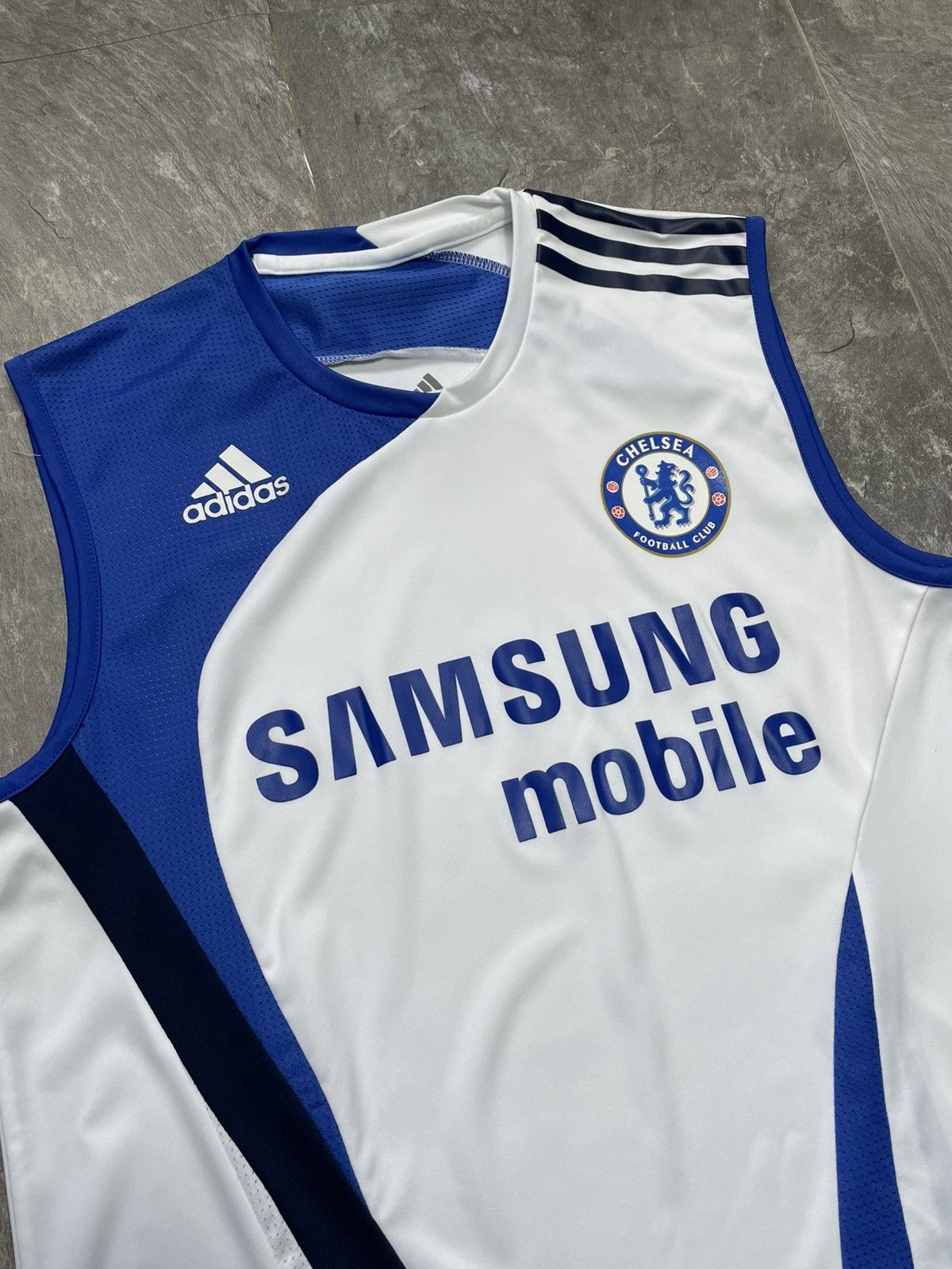 Adidas Adidas Chelsea Football Train Vest Shirt Soccer Jersey Size US S / EU 44-46 / 1 - 2 Thumbnail
