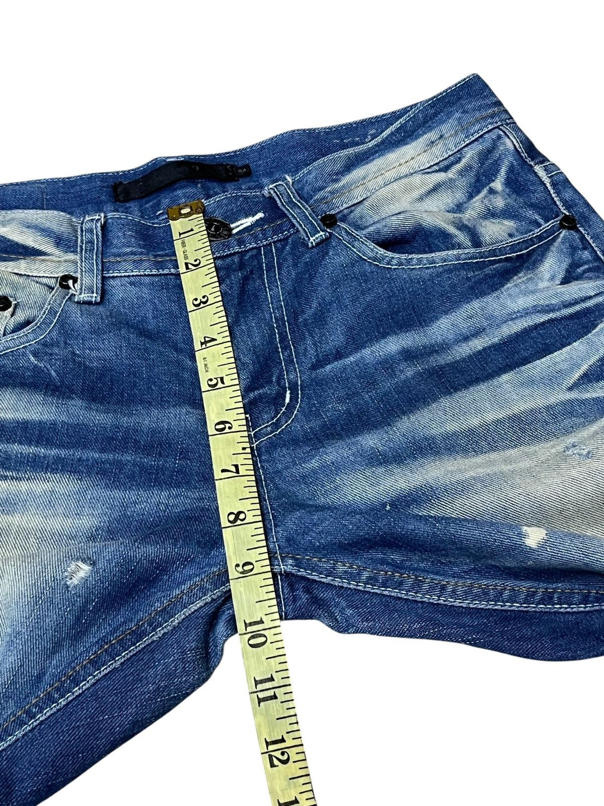 If Six Was Nine Vintage japanese jeans MIDAS 9 distressed flared punk jeans Size US 30 / EU 46 - 18 Thumbnail