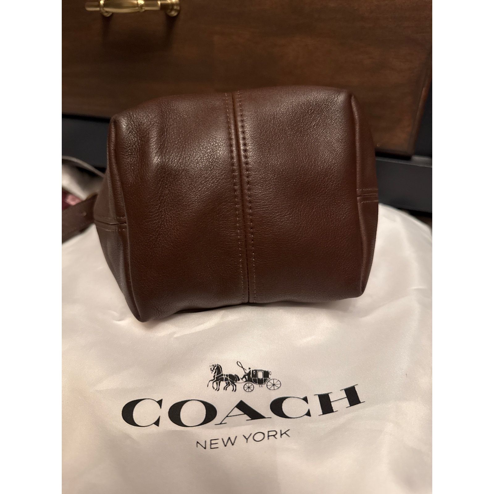 Coach Vintage Coach Mini Bucket Bag Rich Chocolate Brown Size ONE SIZE - 7 Thumbnail