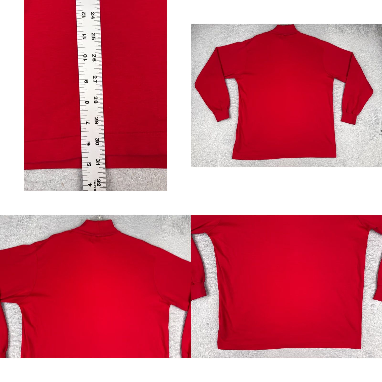 Vintage VINTAGE Polo Sport Ralph Lauren Shirt Men XL Red Turtleneck Long Sleeve Cotton Knit Embroidered Logo 1990s Designer Sports Classic All Seasons Mens Size US XL / EU 56 / 4 - 9 Thumbnail