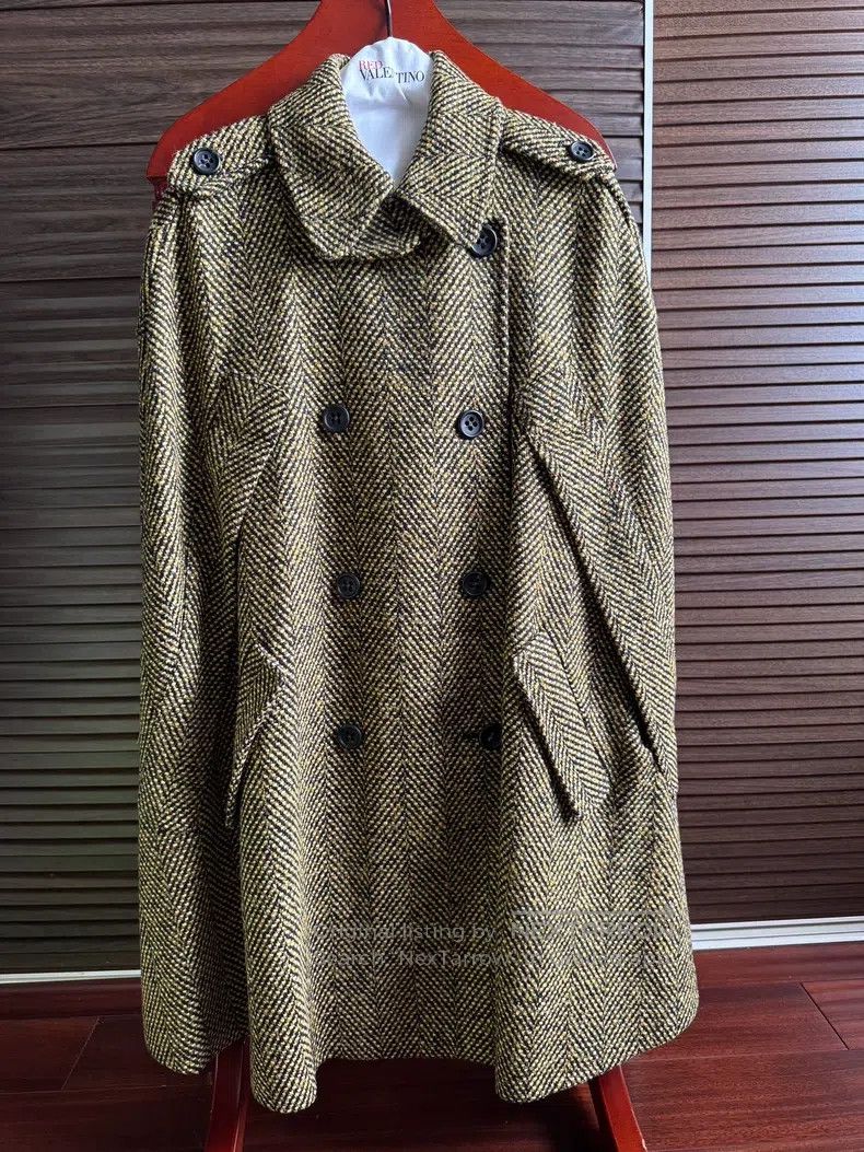 Valentino Valentino Classic double-breasted wool cape coat Size M / US 6-8 / IT 42-44 - 2 Thumbnail