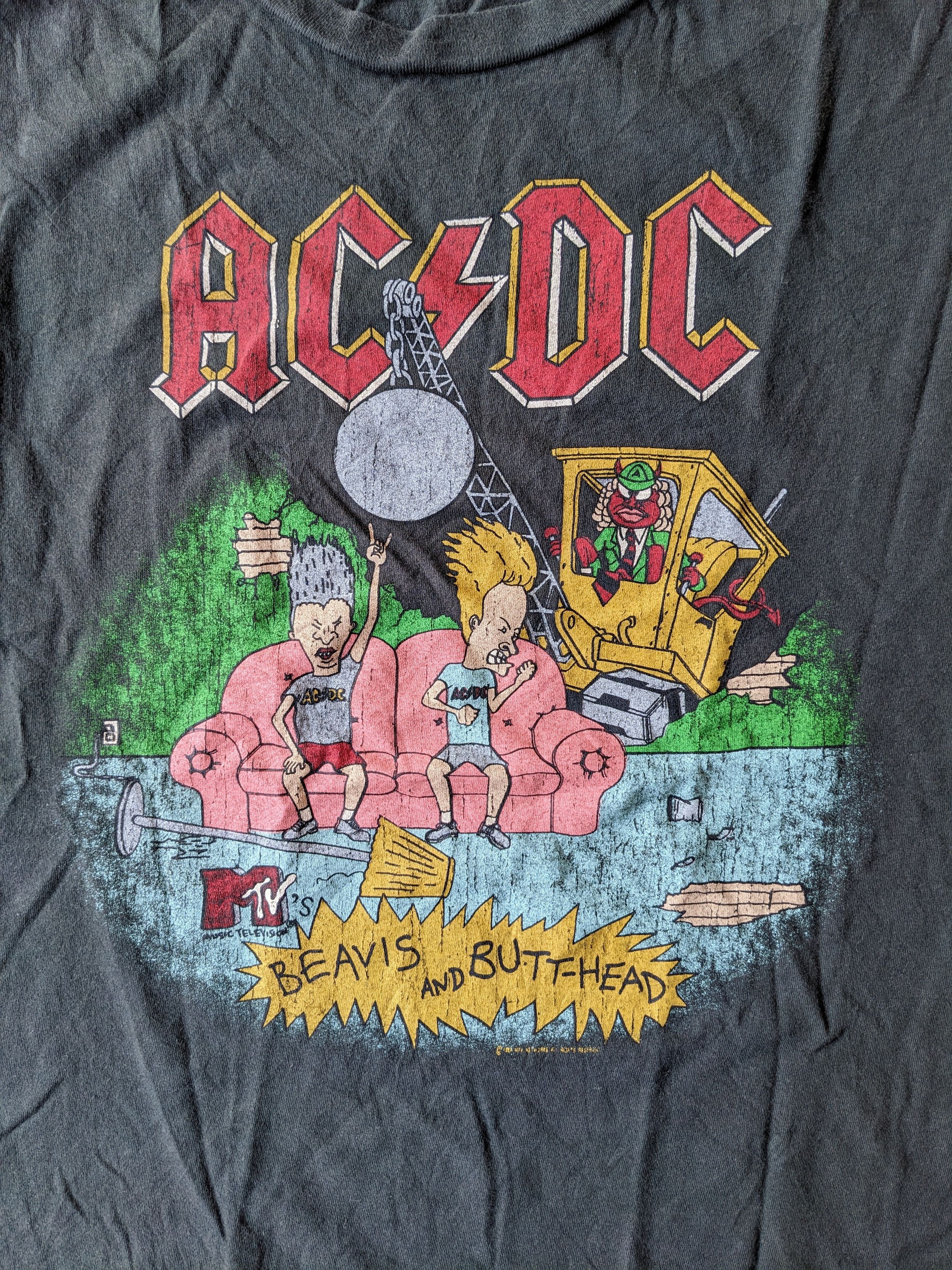 AC/DC × Mtv × Vintage Vintage Beavis & Butt-Head x ACDC Size US L / EU 52-54 / 3 - 2 Thumbnail