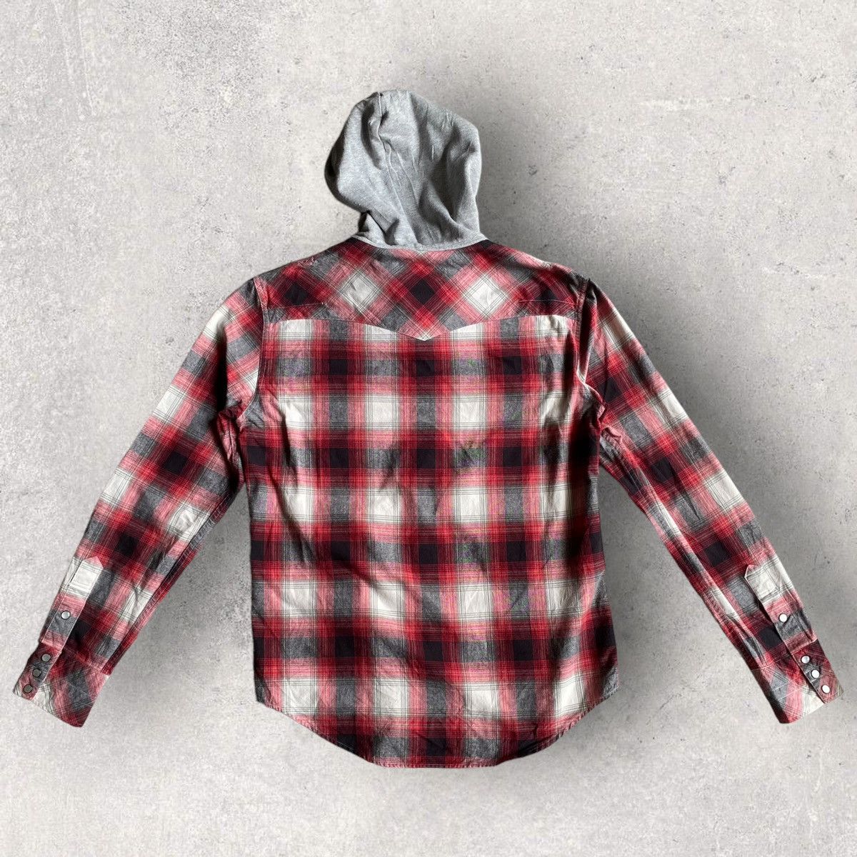 Number (N)ine Hybrid Hoodie Shirt Size US M / EU 48-50 / 2 - 6 Thumbnail