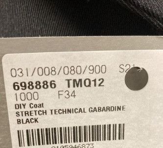 Balenciaga o1bcso1str0924 DIY Coat in Black Size XS / US 0-2 / IT 36-38 - 7 Thumbnail
