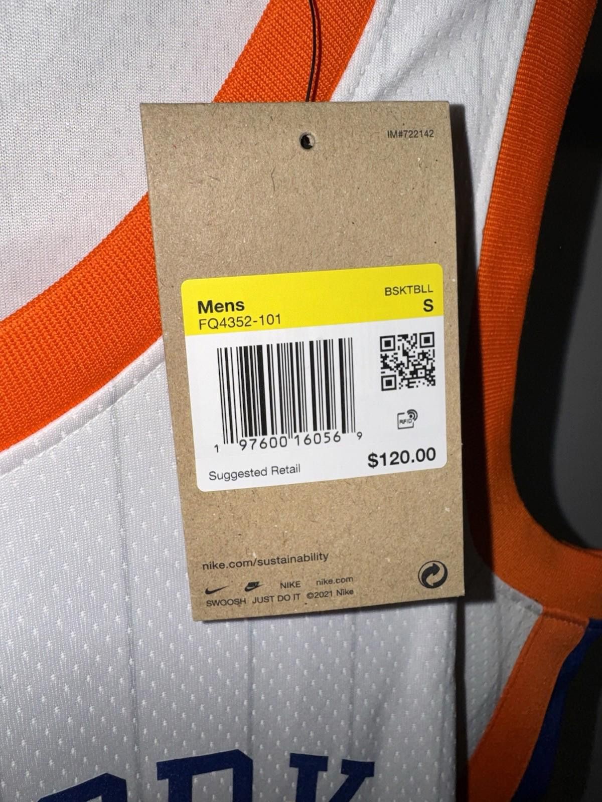 Nike Jalen Brunson New York Knicks Nike 24/25 City Edition Size ONE SIZE - 6 Thumbnail