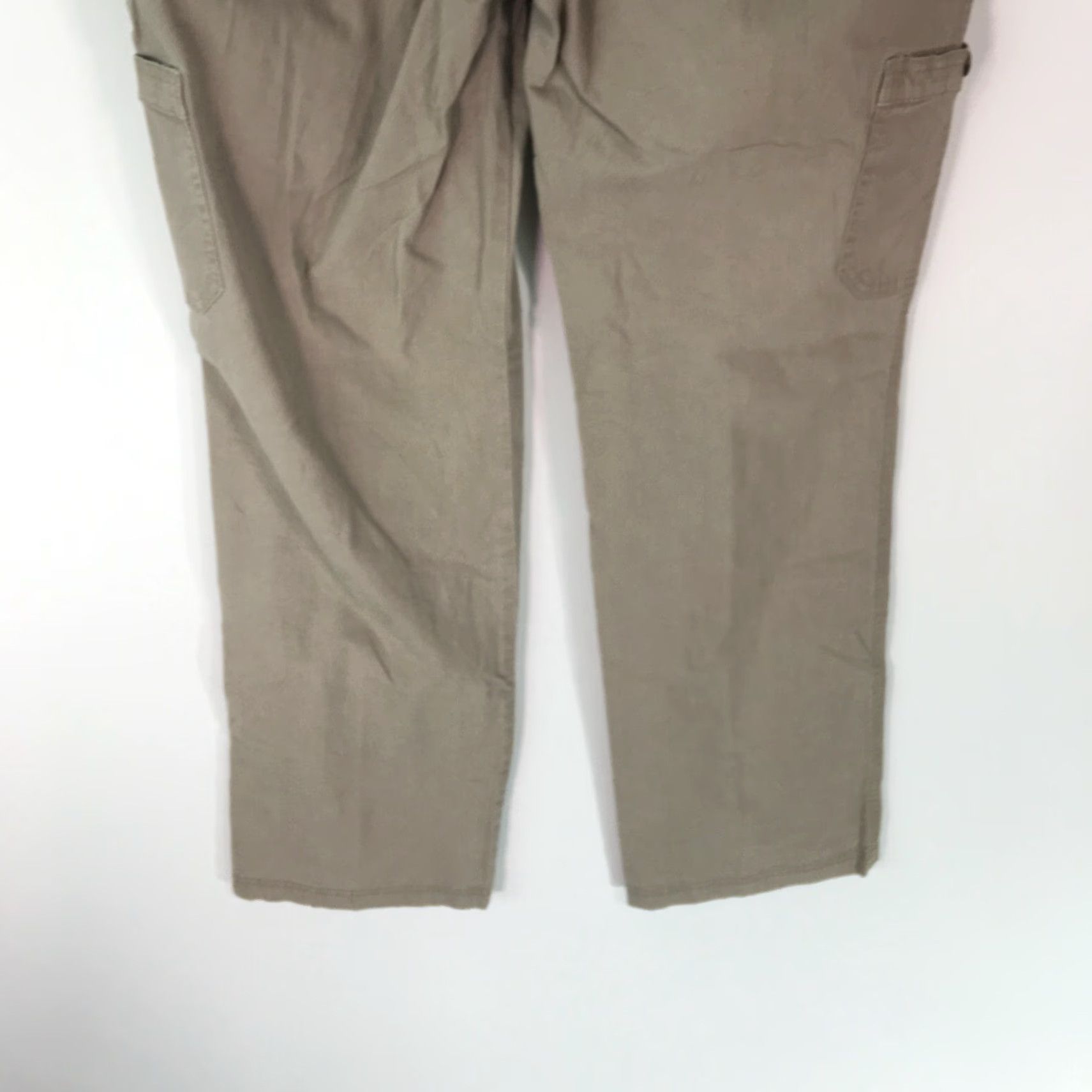 Dockers DOCKERS Womens Cargo Pants Low Rise Brown Size 10M 34X30 Casual Travel Size 32" / US 10 / IT 46 - 5 Thumbnail
