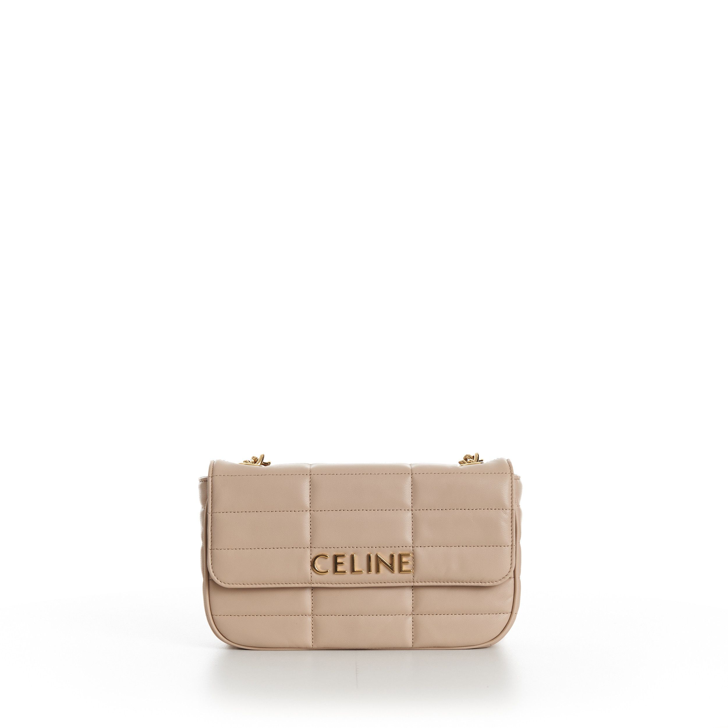 Celine Chain Shoulder Bag Matelasse Monochrome Celine Size ONE SIZE - 1 Thumbnail