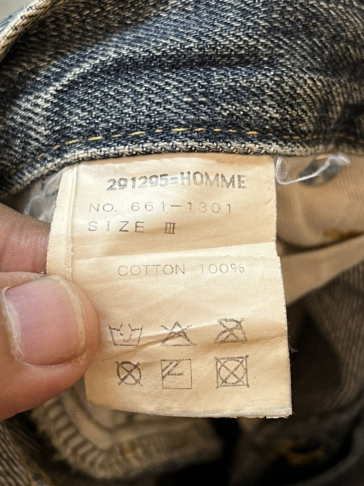 20471120 Vintage 291295 Homme Flare Grunge Distressed Denim Size US 32 / EU 48 - 10 Thumbnail