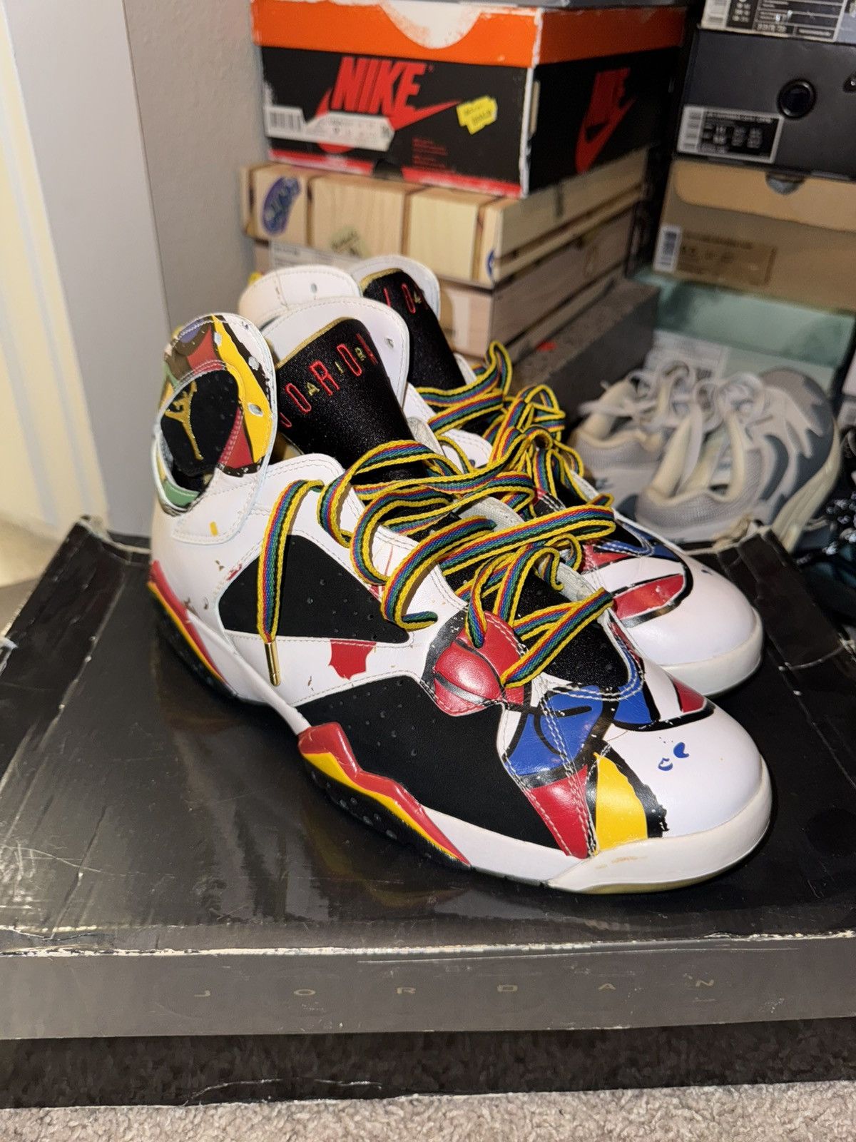 Jordan Brand Air Jordan Retro 7 OC Miro Size 10 Size US 9.5 / EU 42-43 - 3 Thumbnail