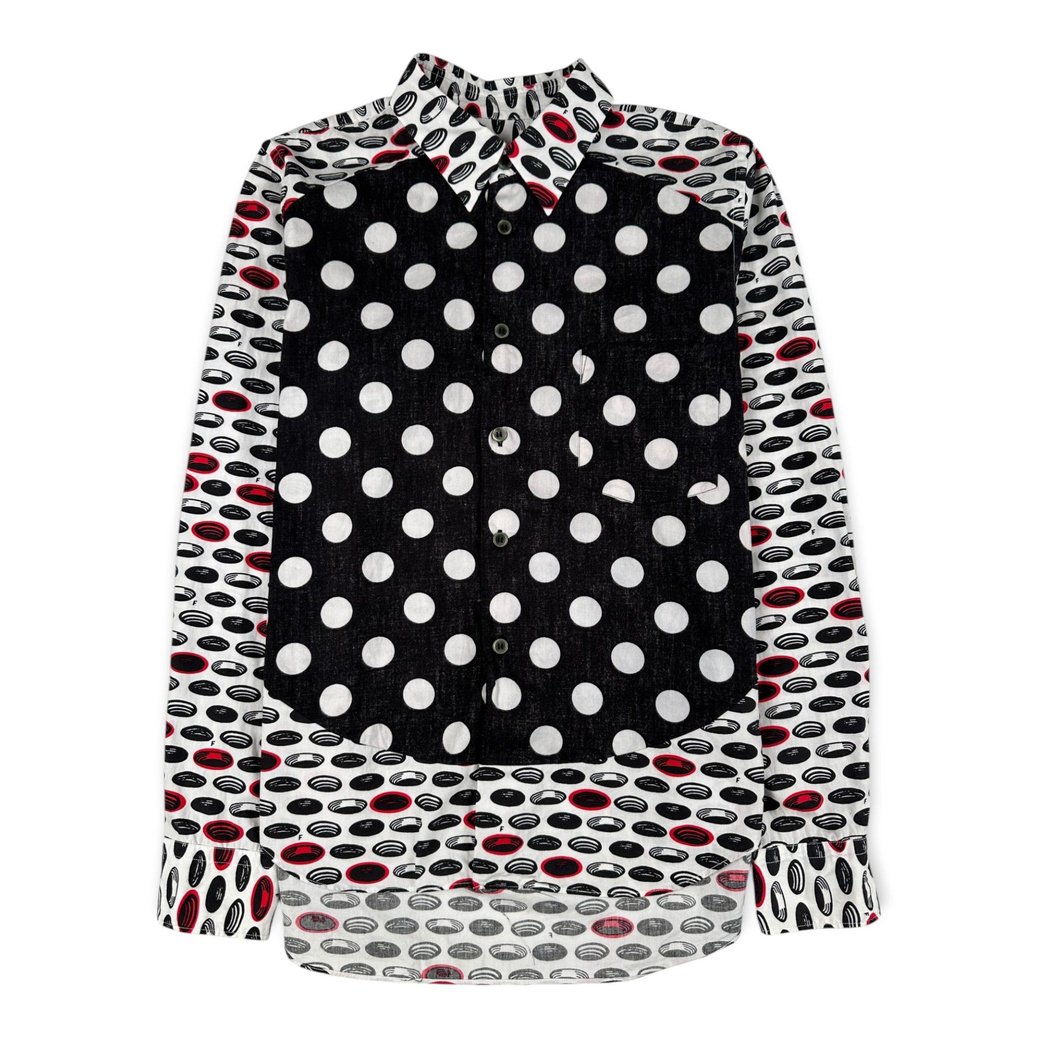 AD2018 Mixed Pattern All-Over Print Long Sleeve Shirt