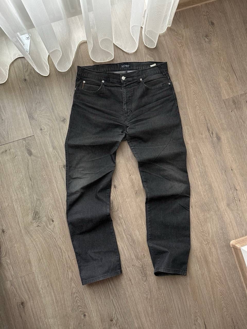 Armani × Vintage Vintage Armani Jens Gray Faded Big Tab Pants Size US 36 / EU 52 - 15 Thumbnail