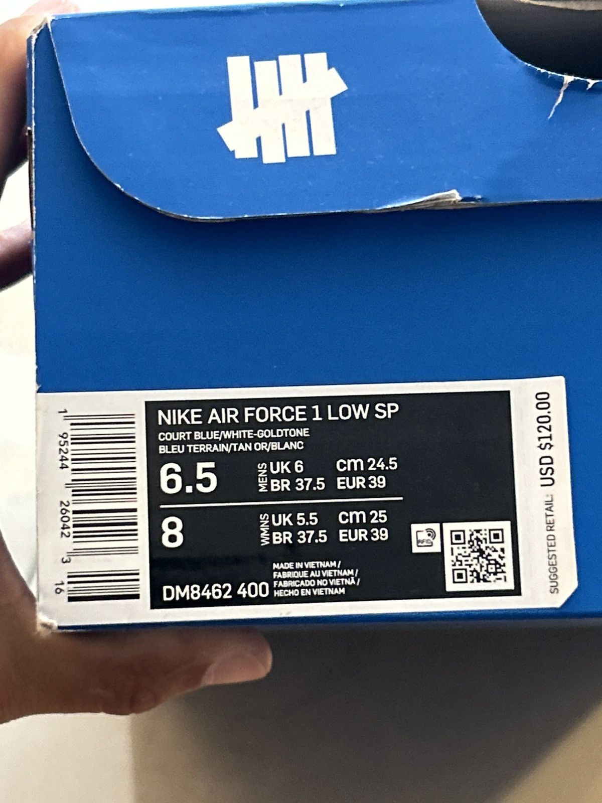 Nike × Undefeated Nike air force 1 undefeated Size US 6.5 / EU 39-40 - 7 Thumbnail