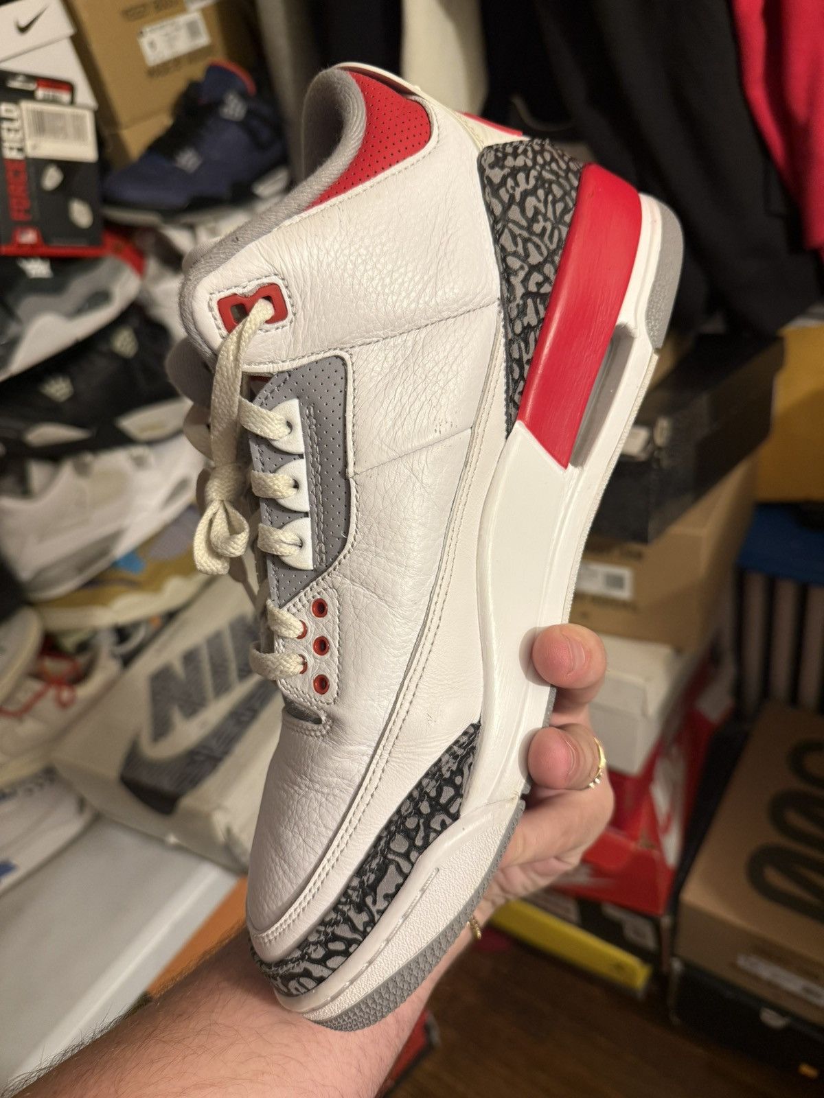 Jordan Brand Fire red 3s size 12 Size US 12 / EU 45 - 3 Thumbnail
