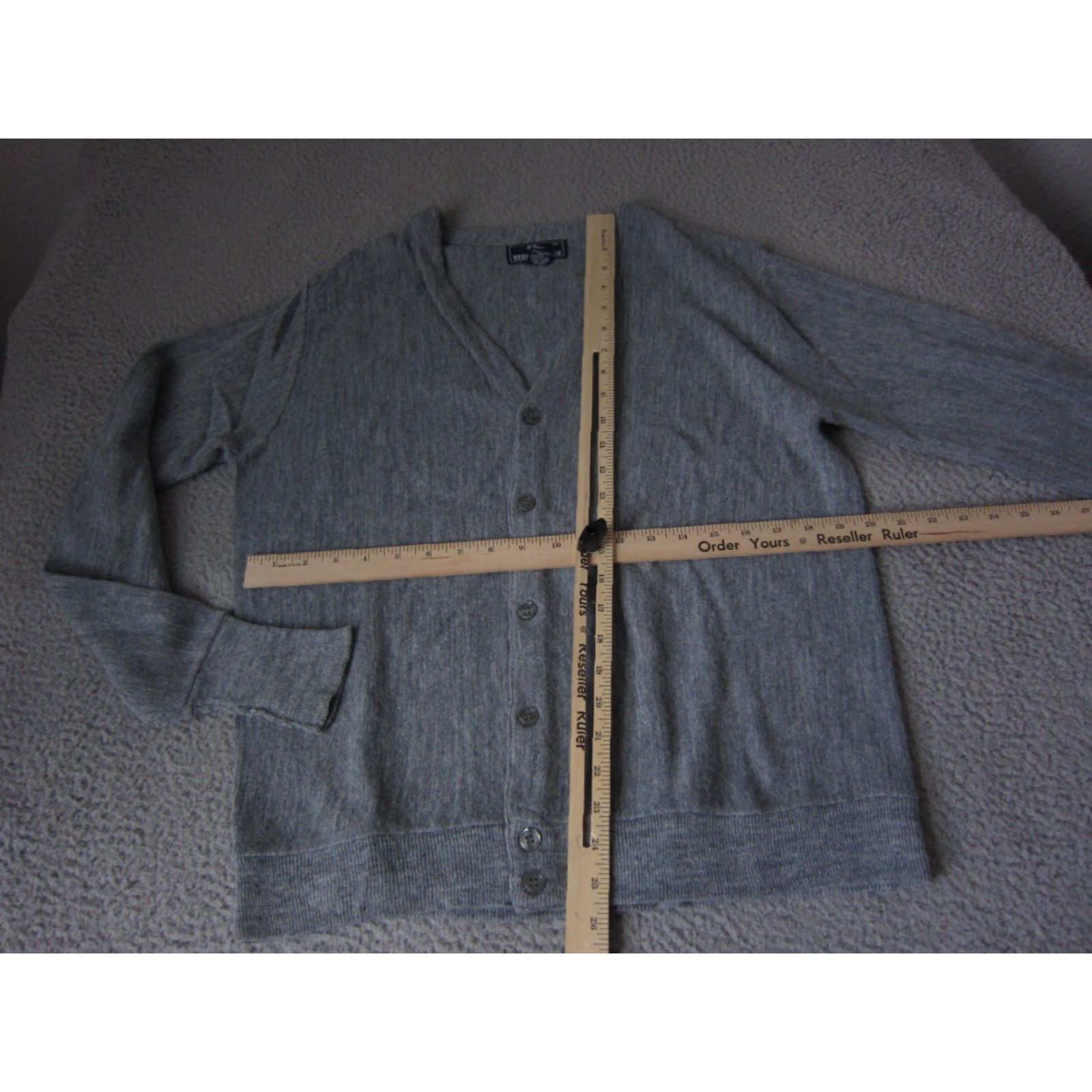 Vintage VINTAGE Steeplechase Cardigan Mens XL Gray Knit 80s Sweater USA Made Size US XL / EU 56 / 4 - 4 Thumbnail