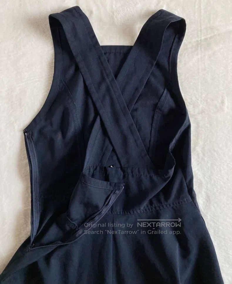 Comme des Garcons Comme Des Garcons Black Cross Tie Flare Dress Size M / US 6-8 / IT 42-44 - 6 Thumbnail